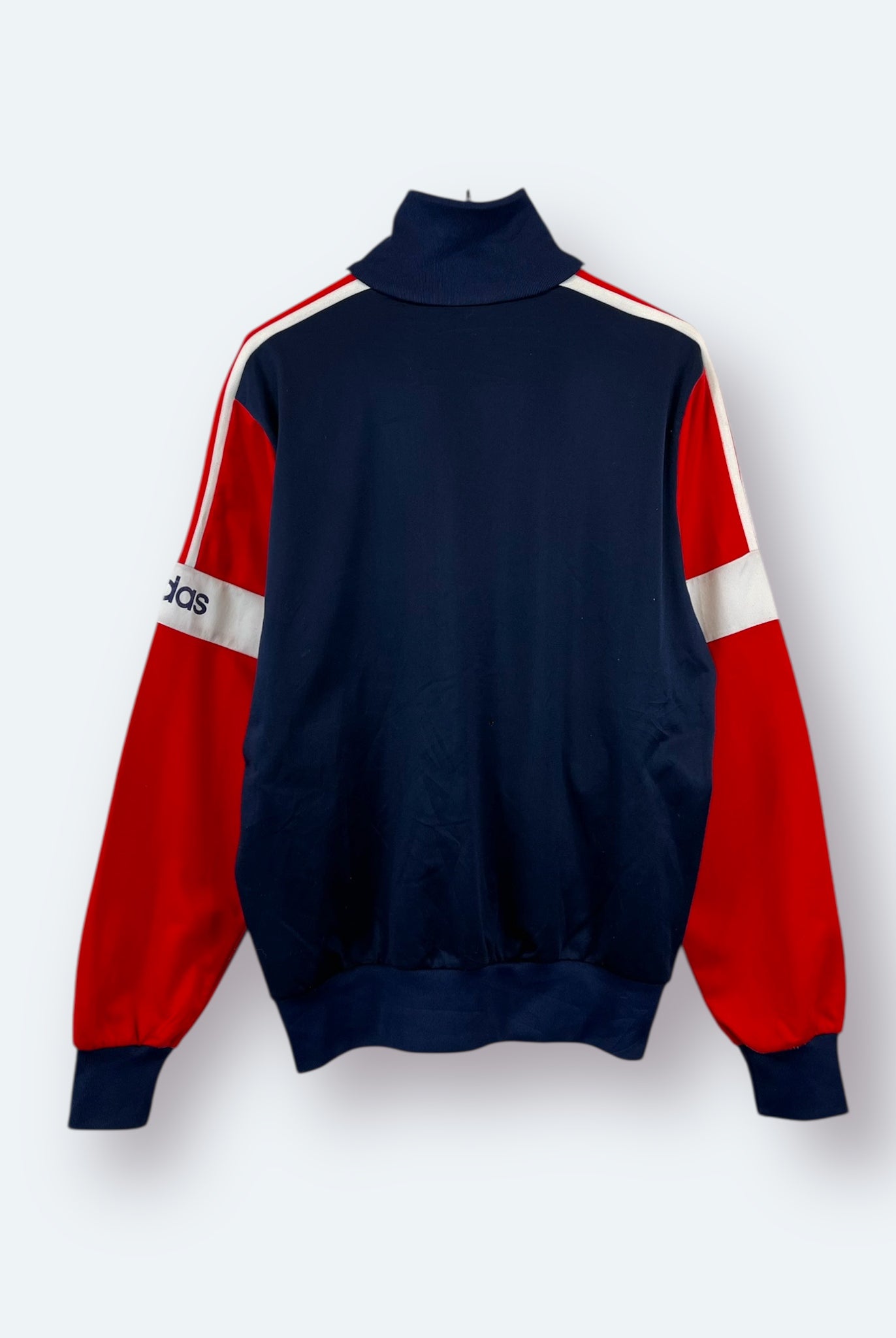Adidas 80s Vintage Trainingsjacke Rot Marineblau S - Vinverse