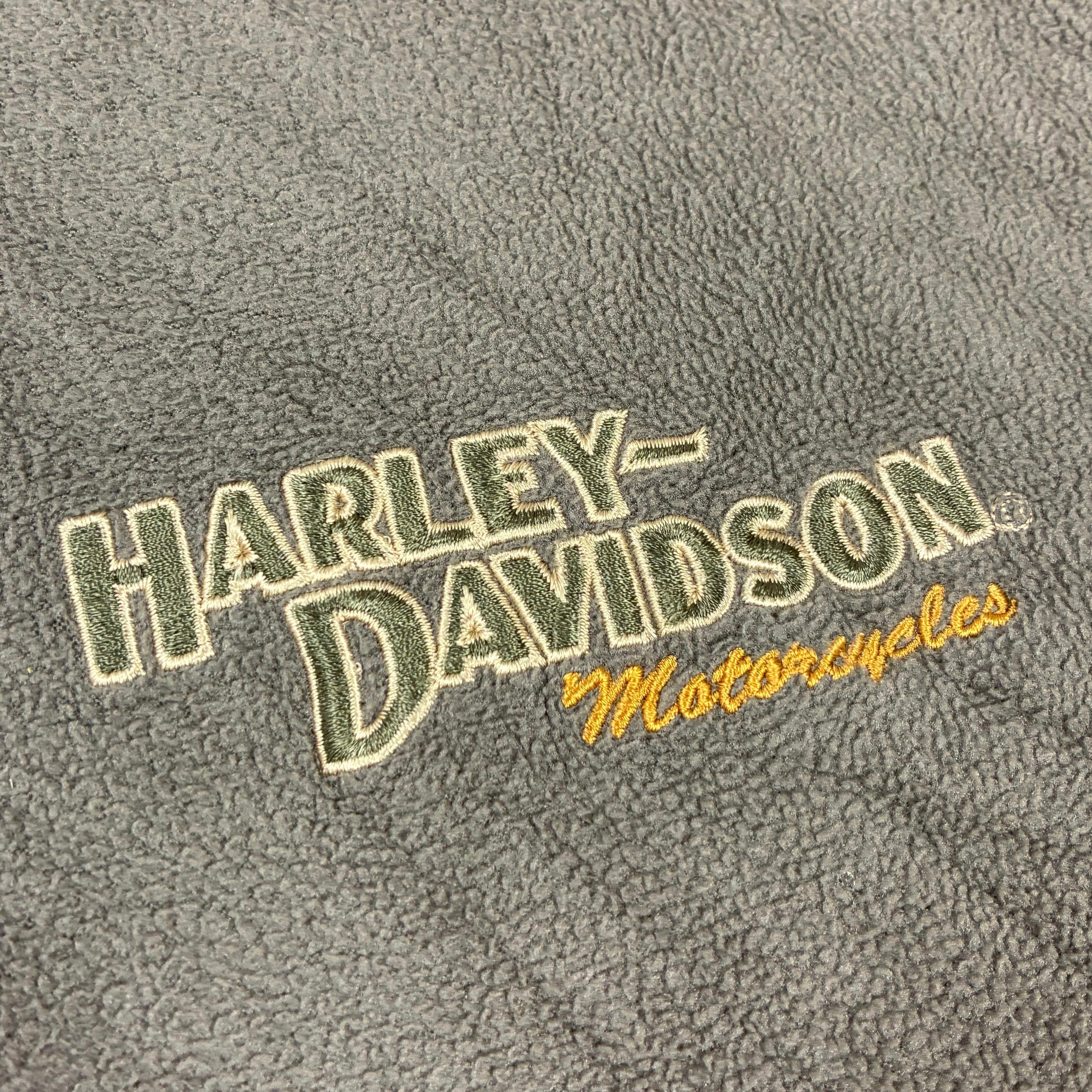 Harley Davidson Fleece Jacke Grau Schwarz XL - Vinverse