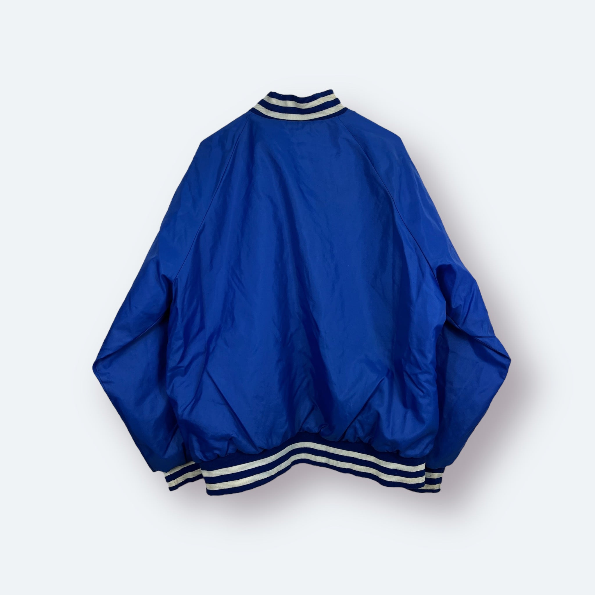 Vintage Varsity Satin Jacke CDK bestickt XL - Vinverse