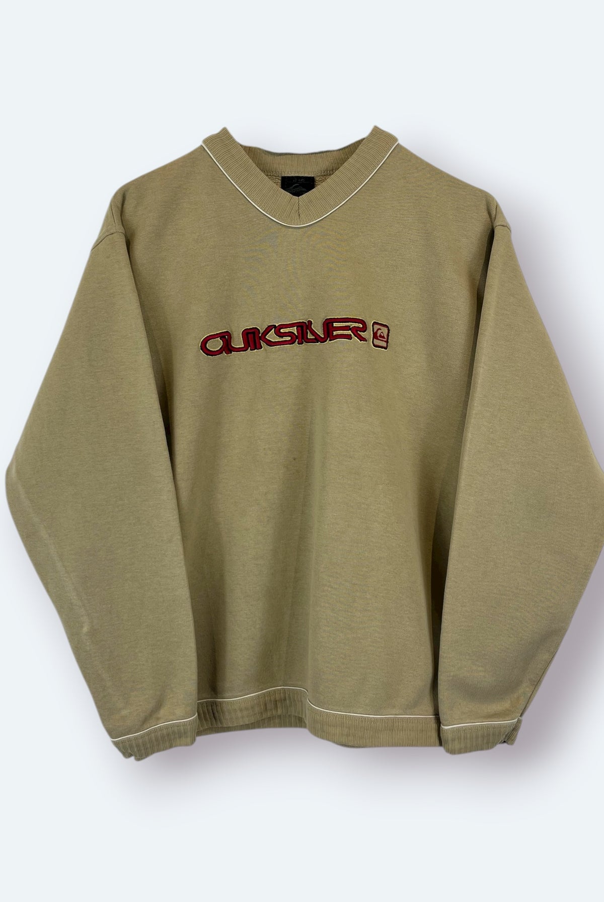 Quiksilver 90s Vintage Sweater Beige XS - Vinverse