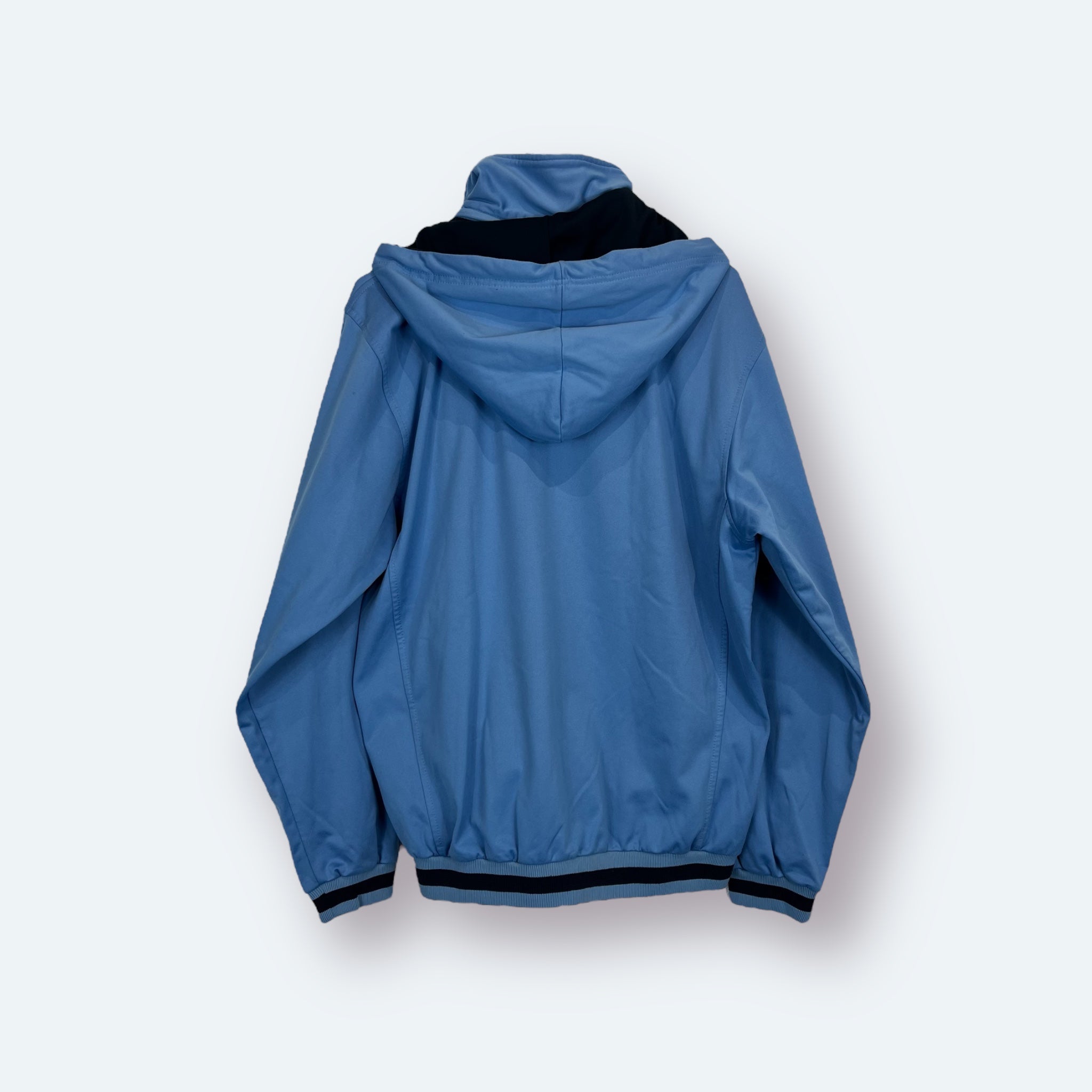 Champion Embroidered 90s Hooded Track Jacket M - Vinverse