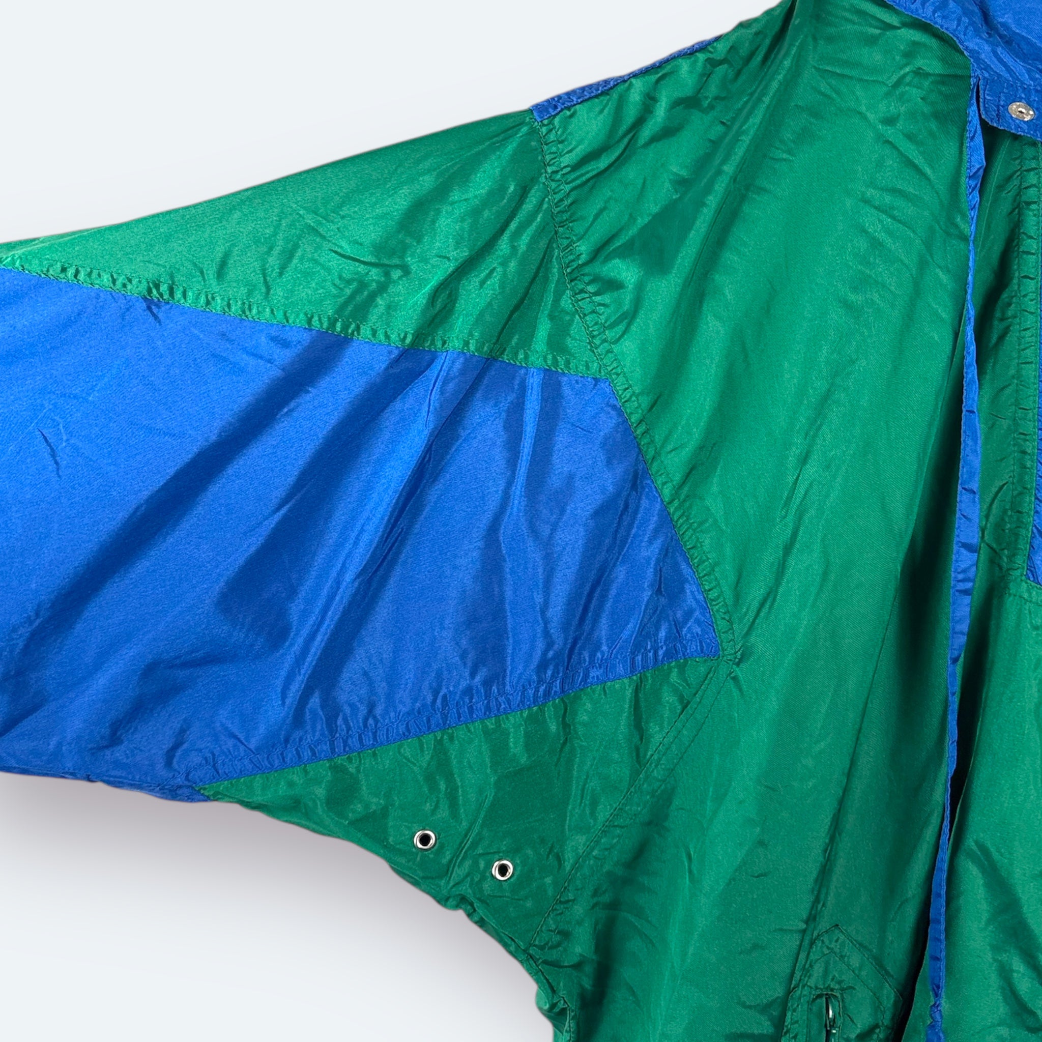 Adidas 90s Vintage Windbreaker Grün Blau XL - Vinverse