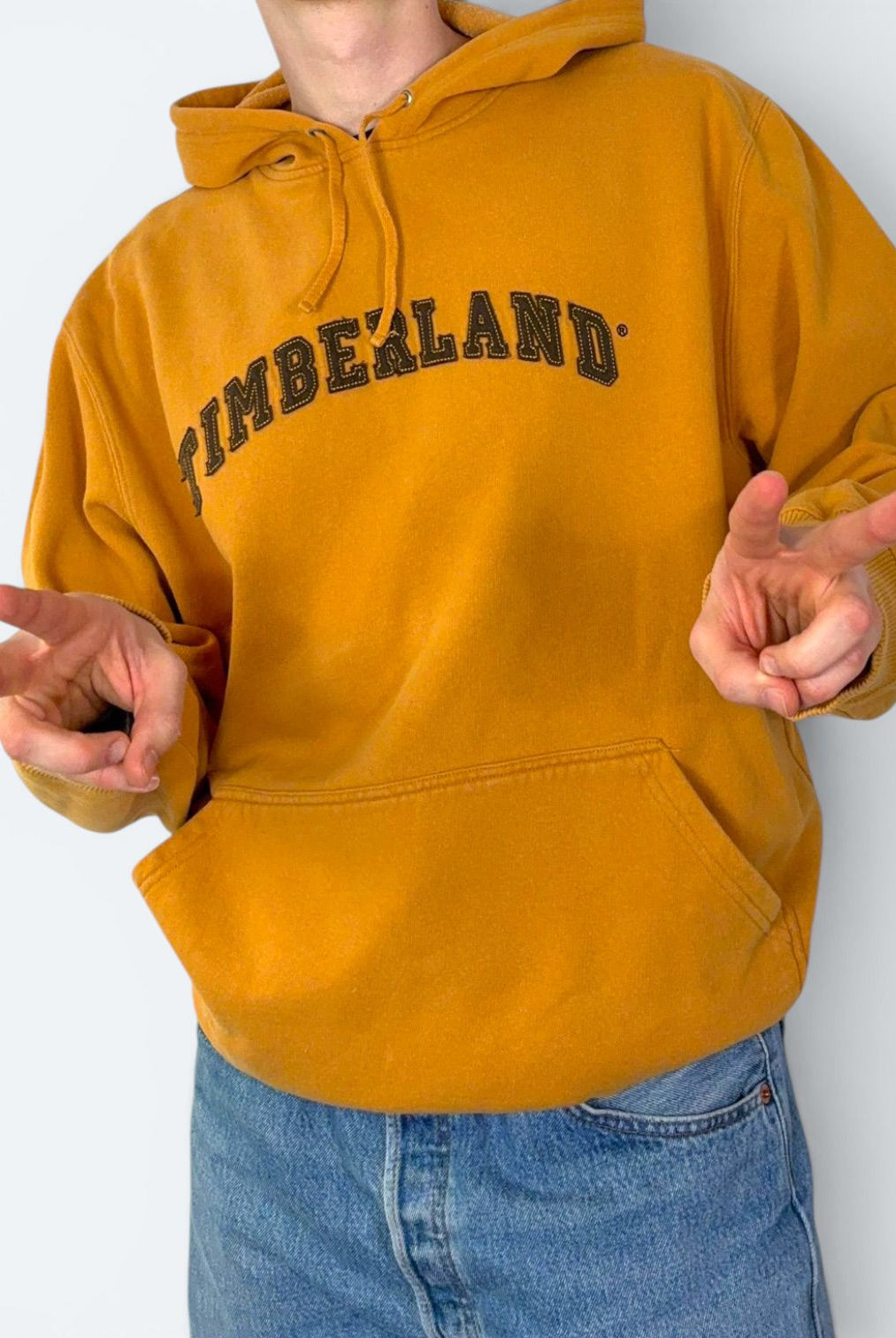 Timberland Vintage Hoodie Gelb M - Vinverse
