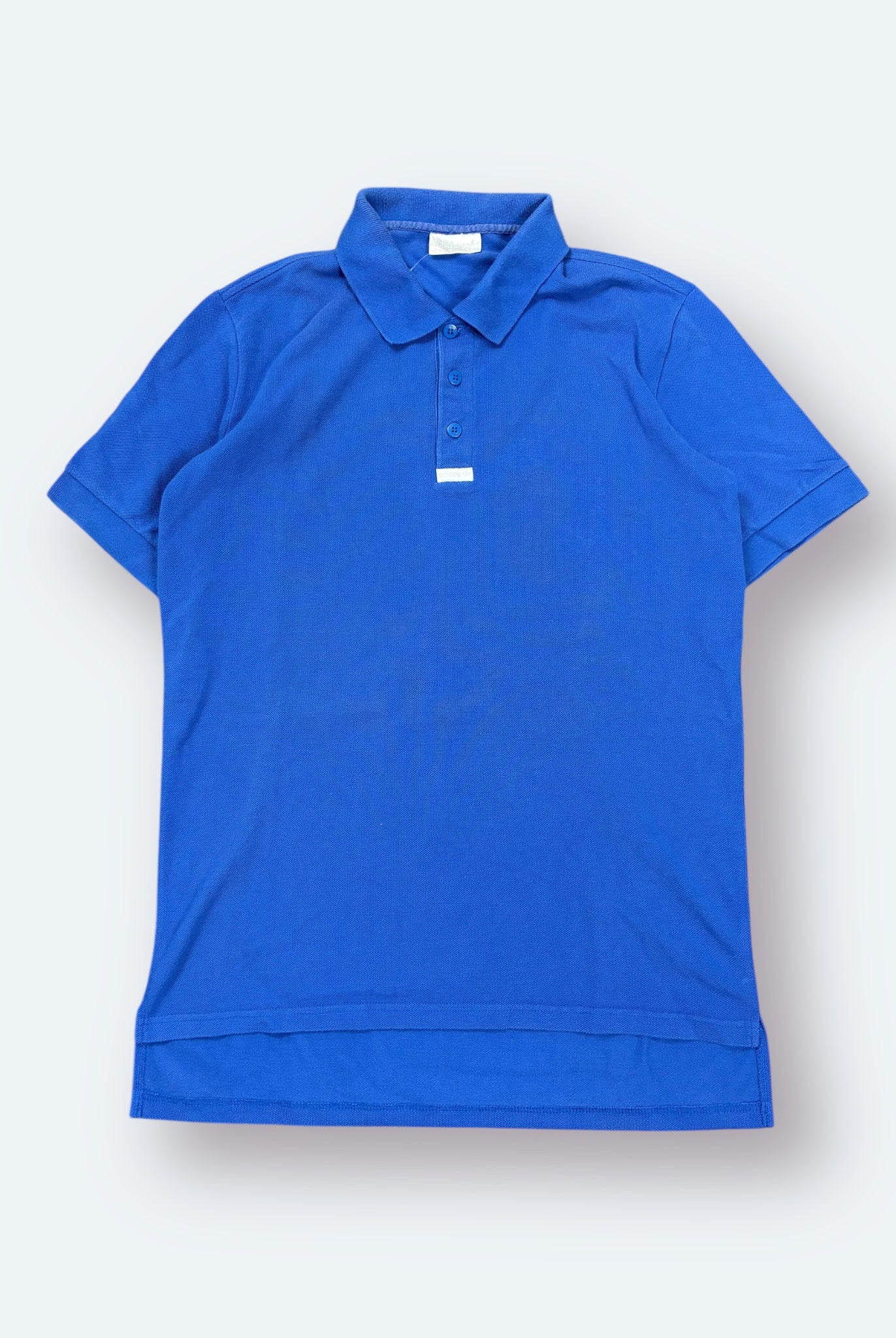 Adidas 80er Vintage Polo Shirt bestickt Blau M - Vinverse