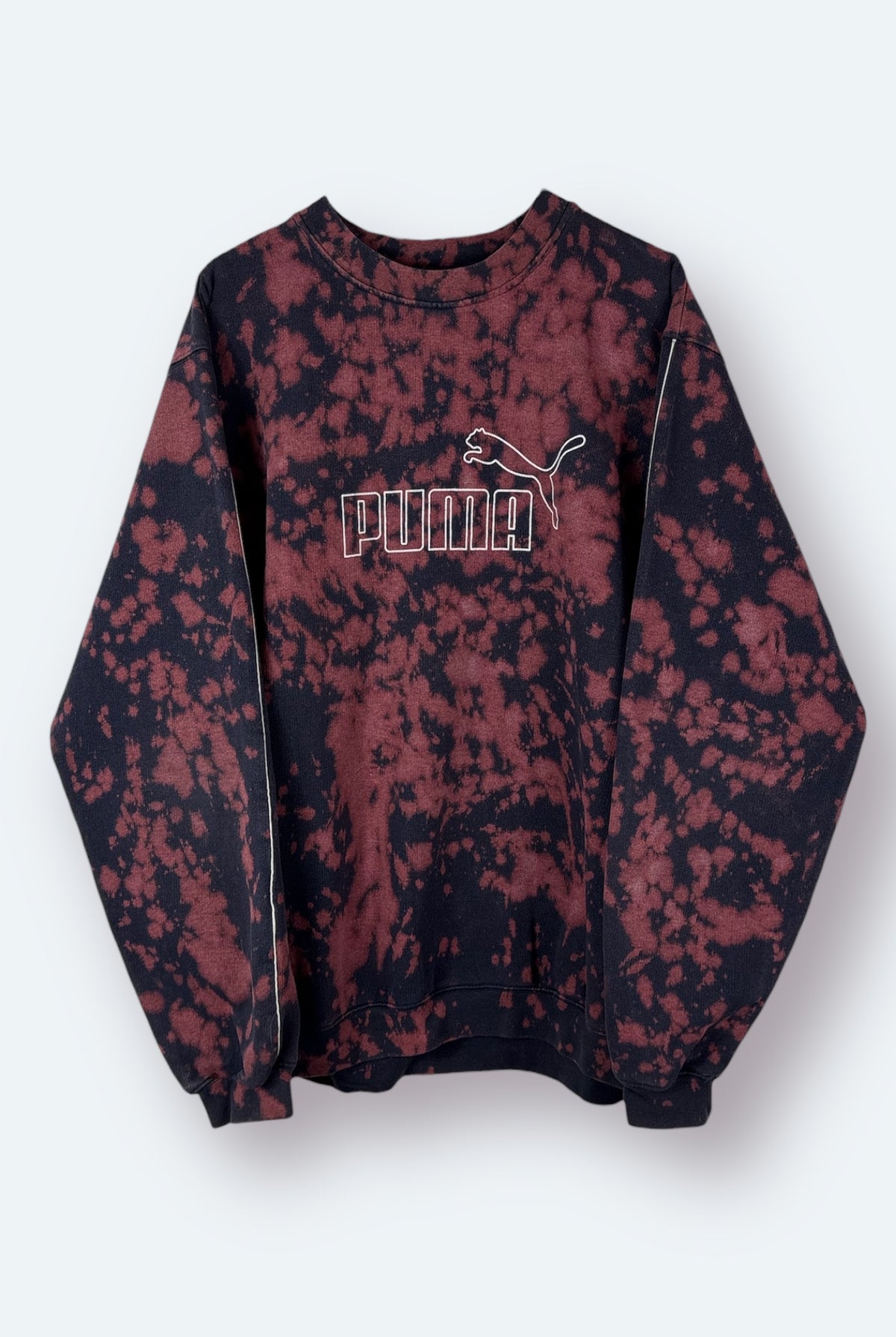 Puma 90s Re:Bleach Vintage Sweater Big Logo M - Vinverse