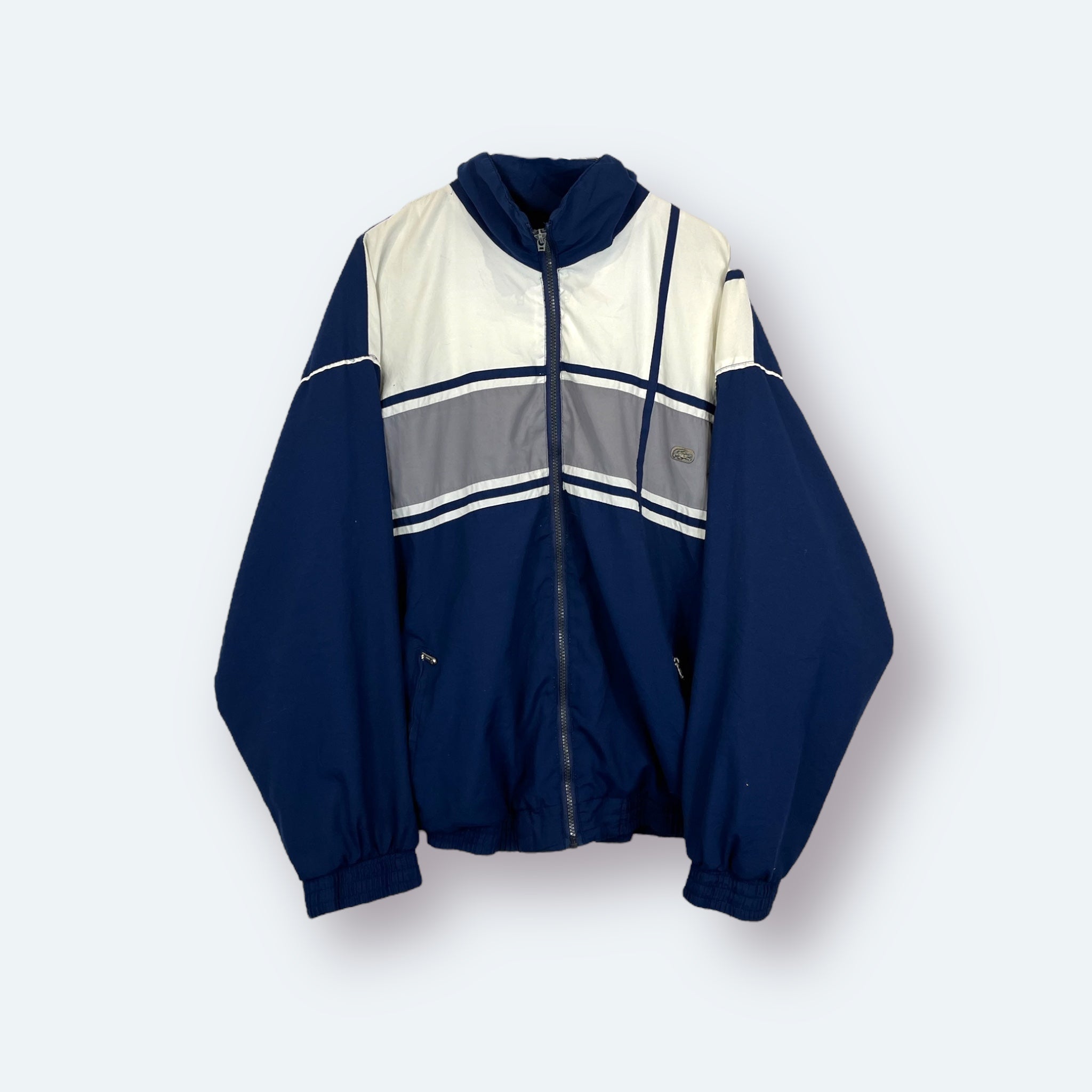 Lacoste Vintage Trainingsjacke Blau L - Vinverse