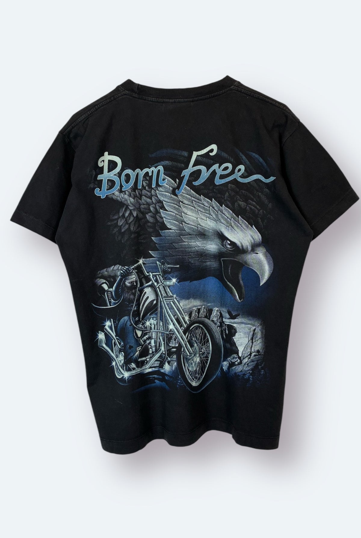 Printed Motorcycle Tee Born Free M - Vinverse