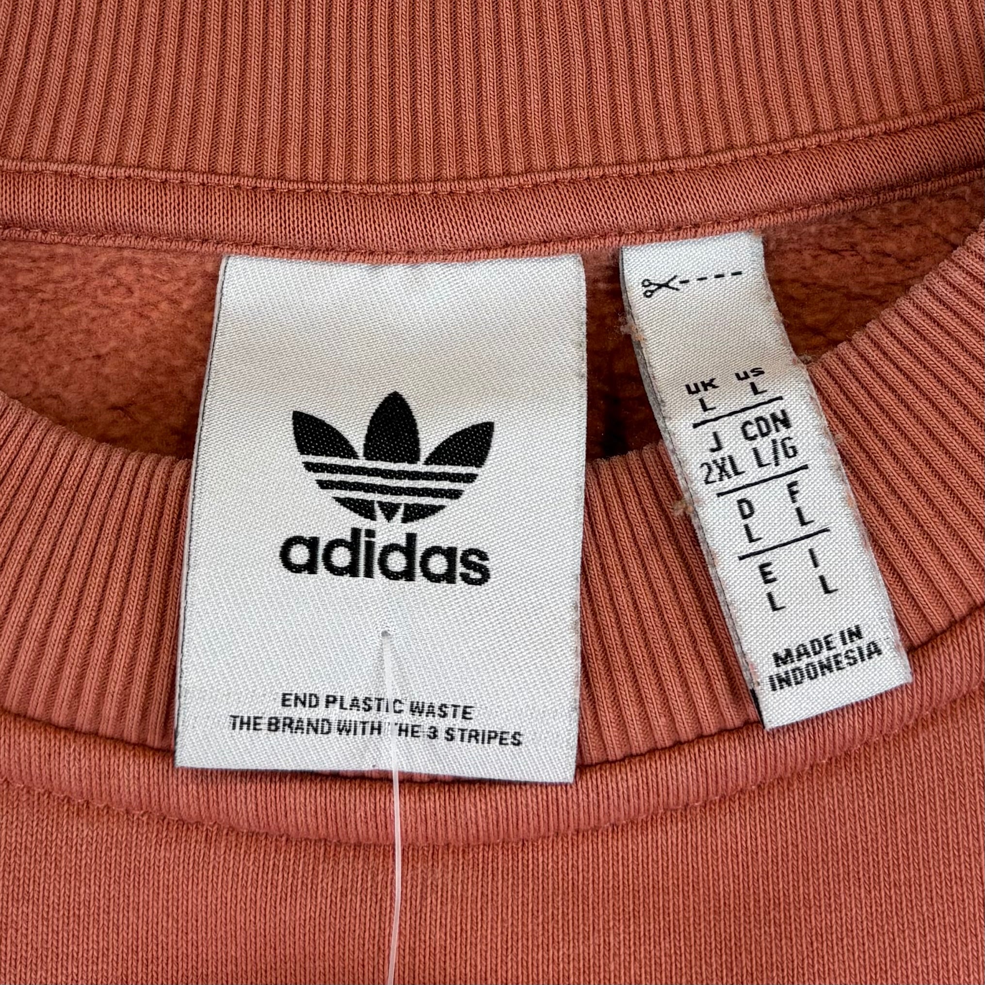 Adidas Sweater Small Logo Lachsrot L - Vinverse