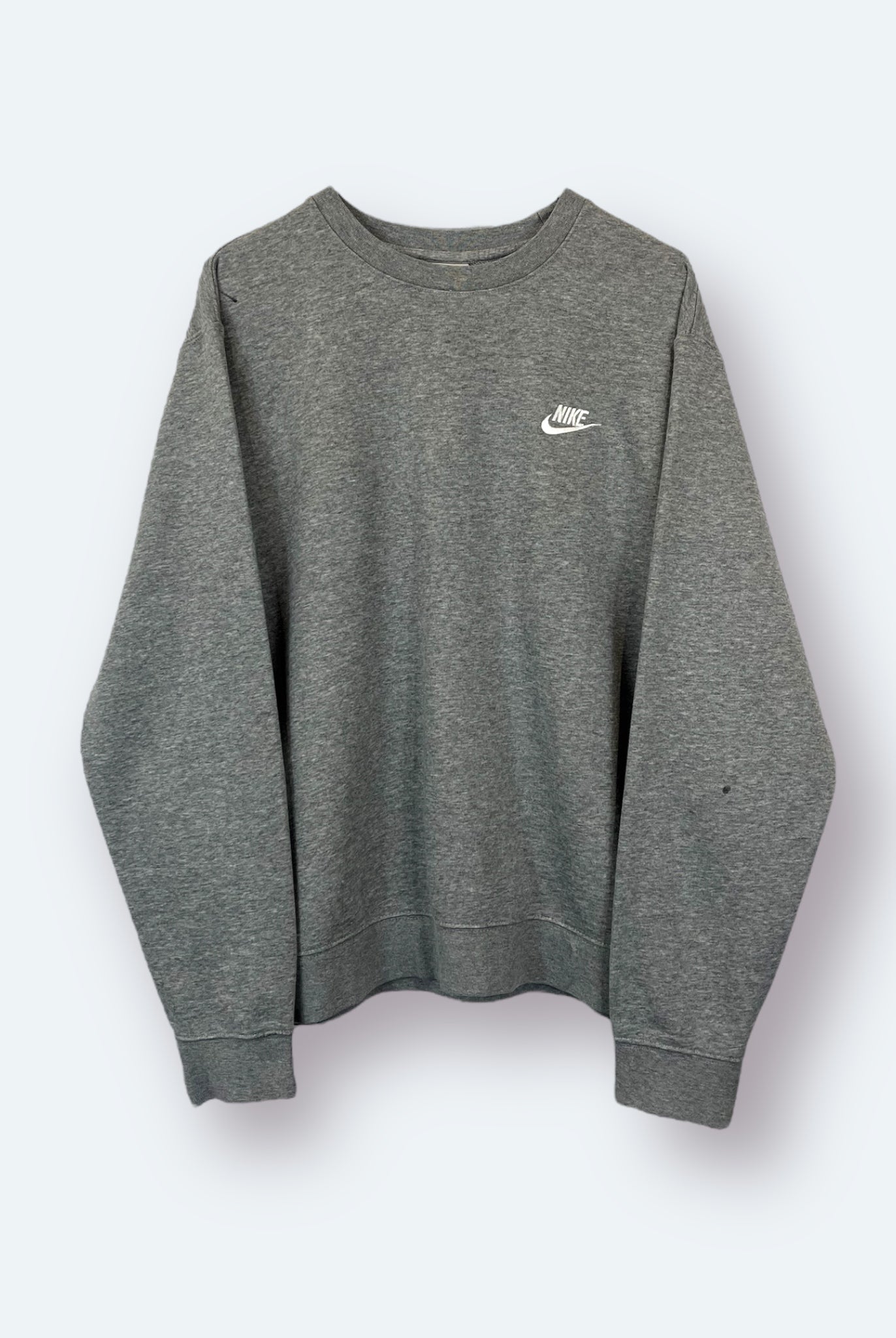 Nike Sweater bestickt Grau M - Vinverse