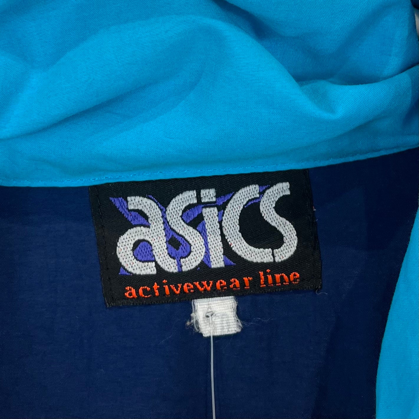 Acics 90er Vintage Trainingsjacke Blau L - Vinverse