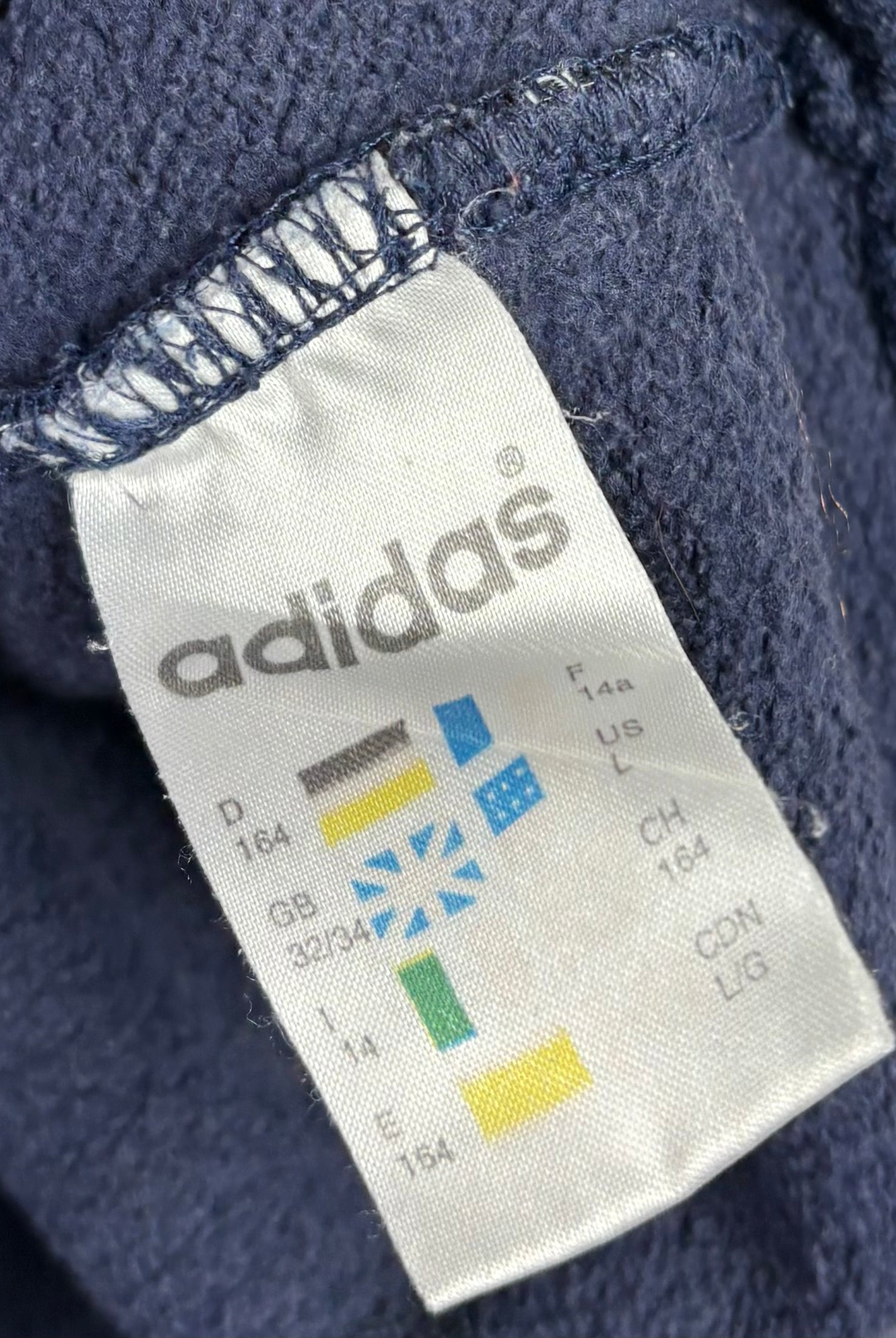 Adidas 90s Vintage Sweater Blau L (Größe & Mängel?)! - Vinverse