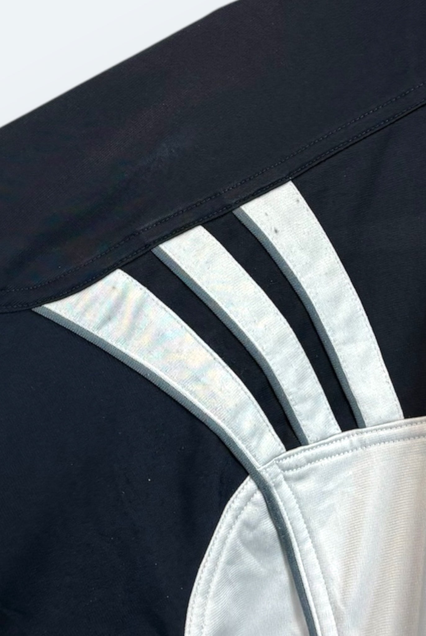 Adidas Vintage Trainingsjacke Grau Schwarz S - Vinverse