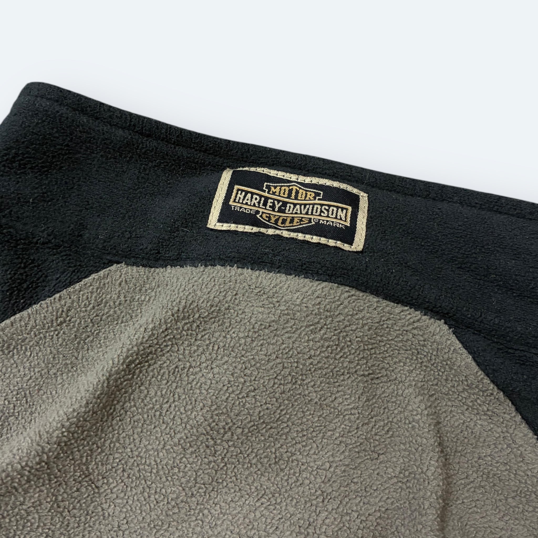 Harley Davidson Fleece Jacke Grau Schwarz XL - Vinverse