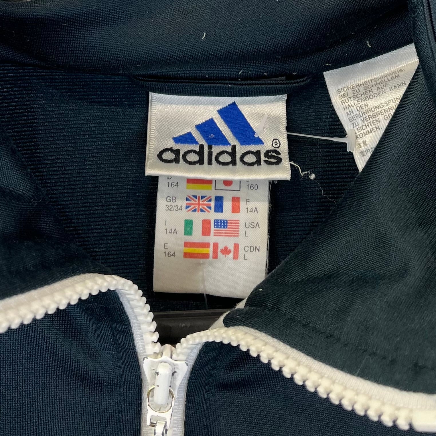 Adidas 90s Embroidered Track Jacket S - Vinverse
