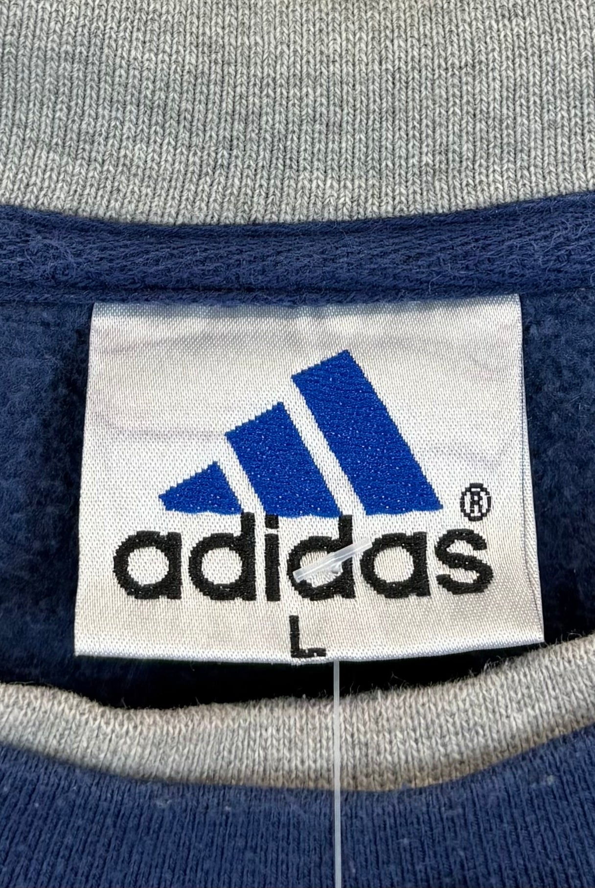 Adidas 1999 Vintage Sweater Marineblau L - Vinverse