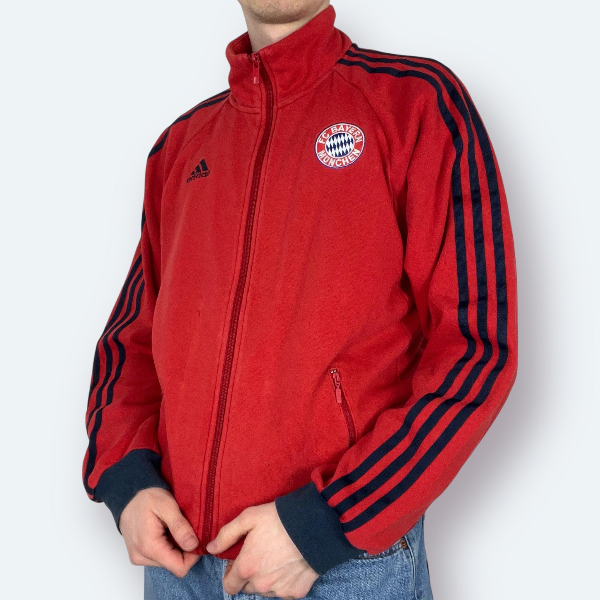 Adidas 2008 Bayern München Sweatjacke Rot M - Vinverse