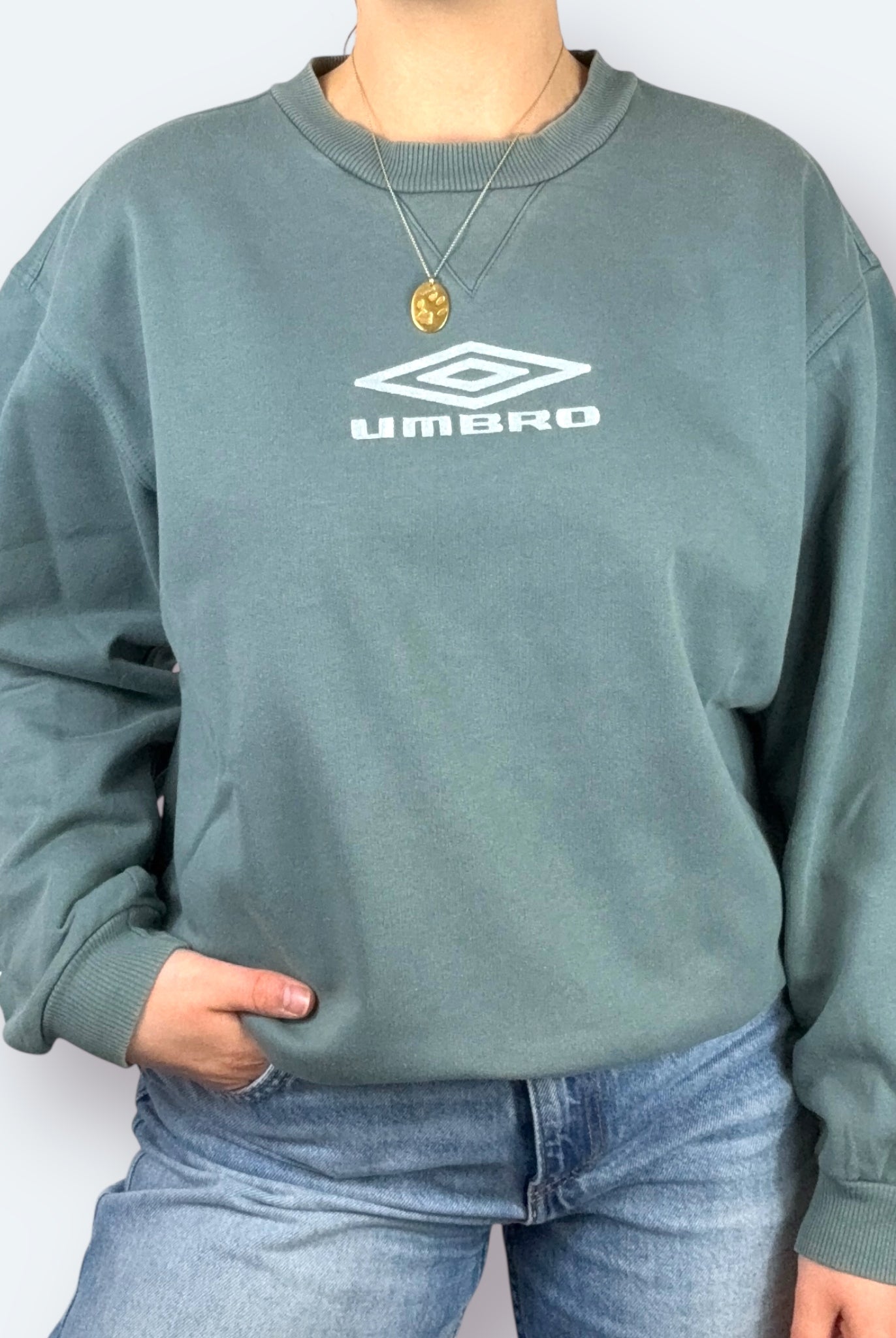 Umbro Vintage Sweater Türkis S - Vinverse