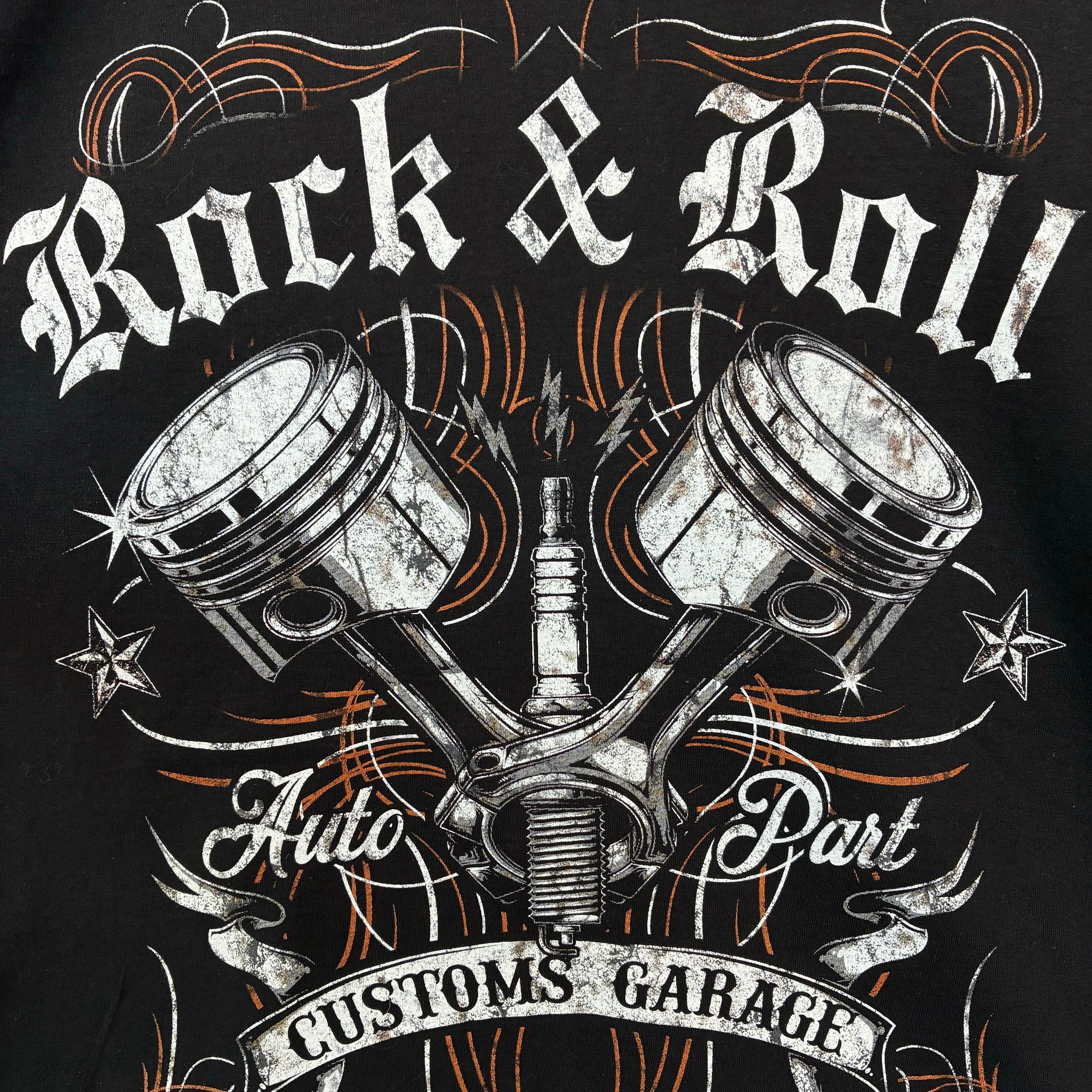 Printed T-Shirt Rock & Roll M - Vinverse