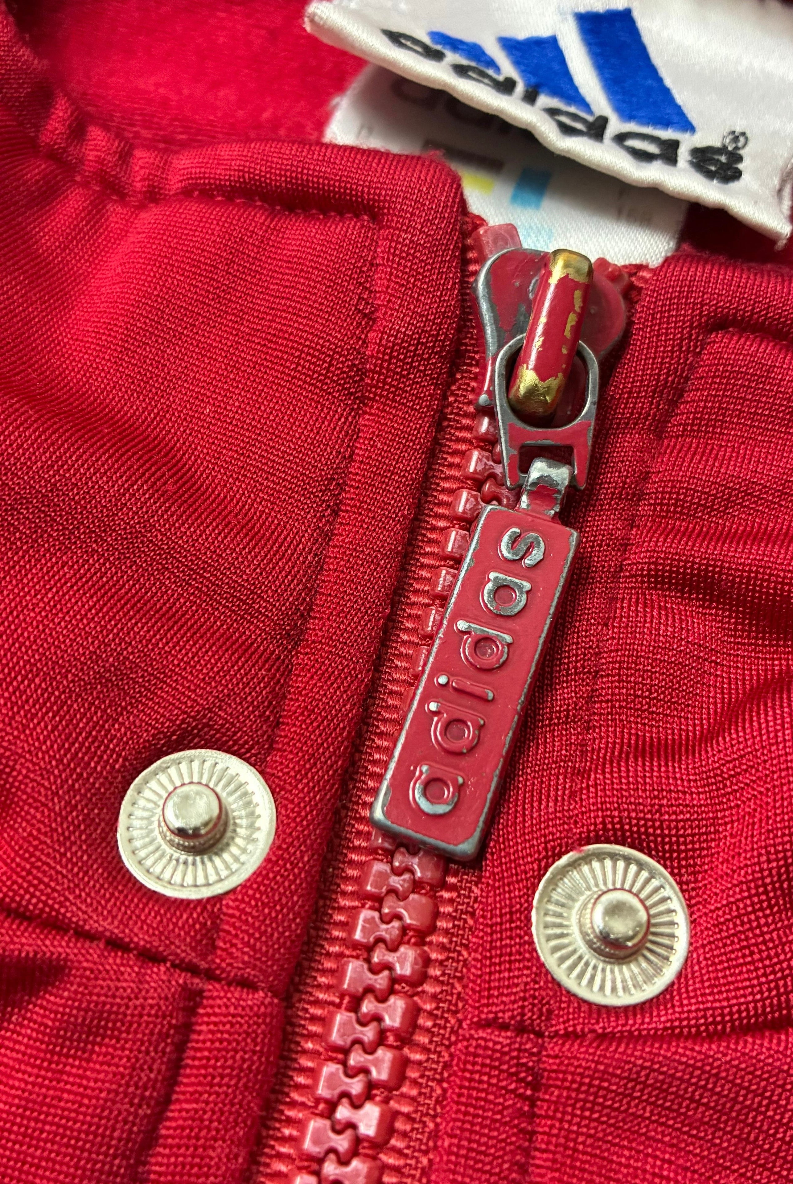 Adidas 90s Vintage Trainingsjacke Rot S - Vinverse
