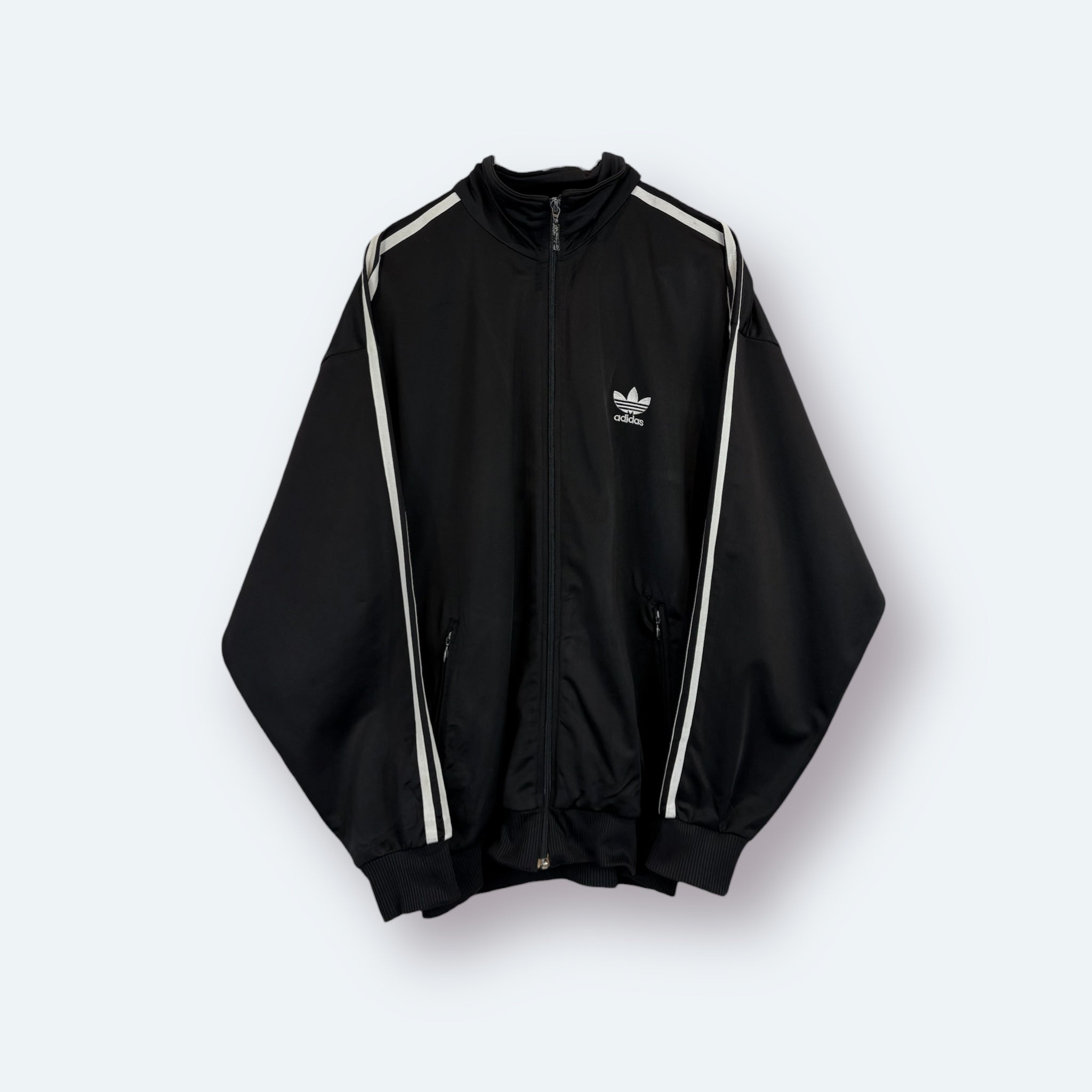 Adidas 90s Vintage Trainingsjacke Schwarz L - Vinverse