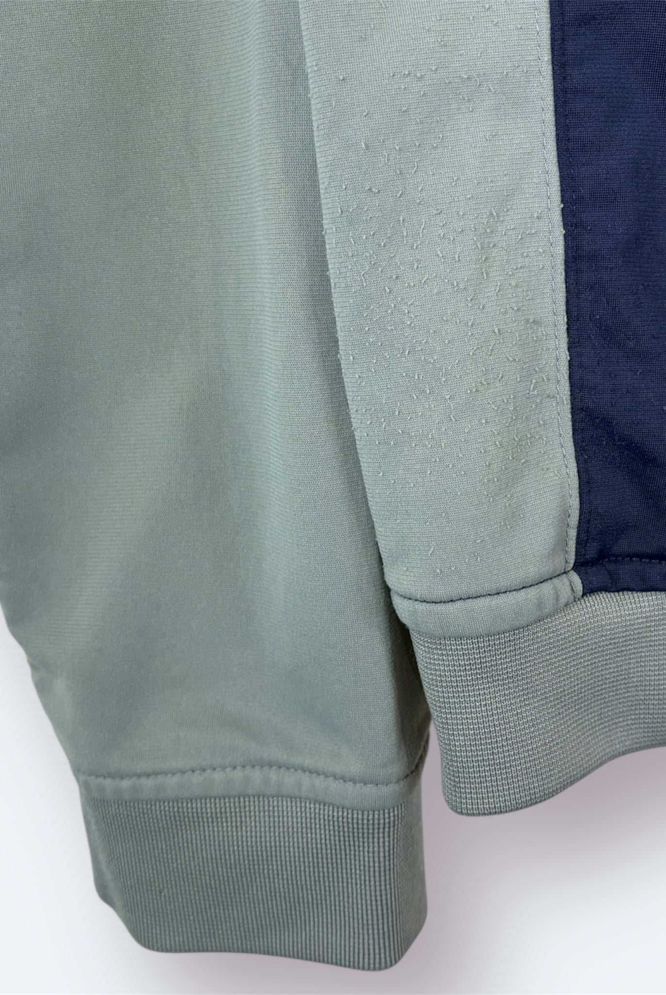 Nike 2000s Y2K Trainingsjacke Marineblau Grau S - Vinverse