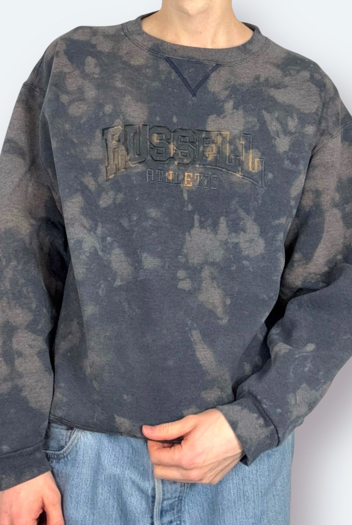 Russell Athletic Re:Bleach Vintage Sweater L - Vinverse