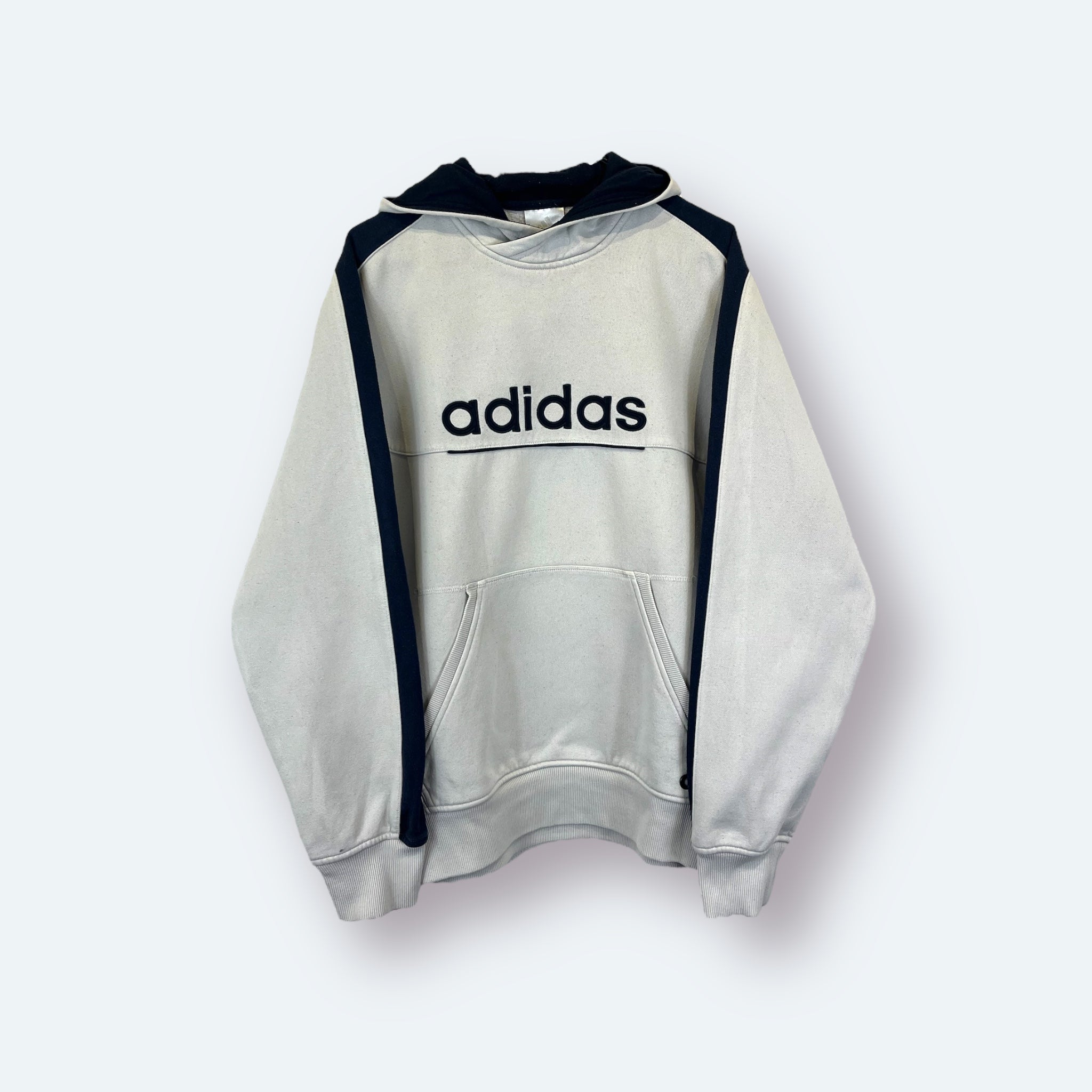 Adidas Big Logo Hoodie bestickt M - Vinverse