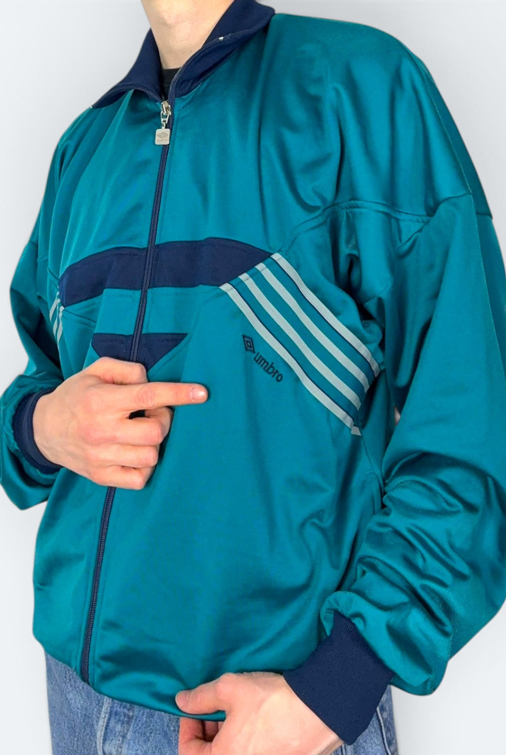 Umbro Vintage Trainingsjacke 90s Grün M - Vinverse