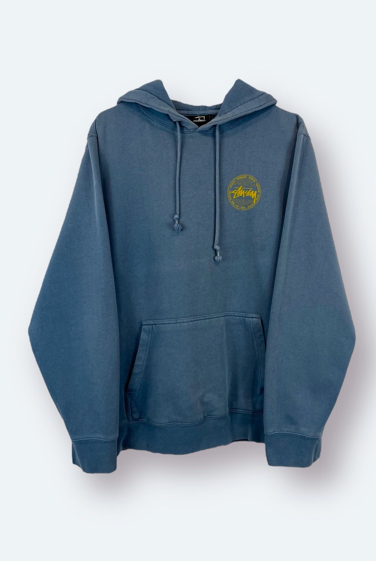Stüssy Print Hoodie Blau M - Vinverse