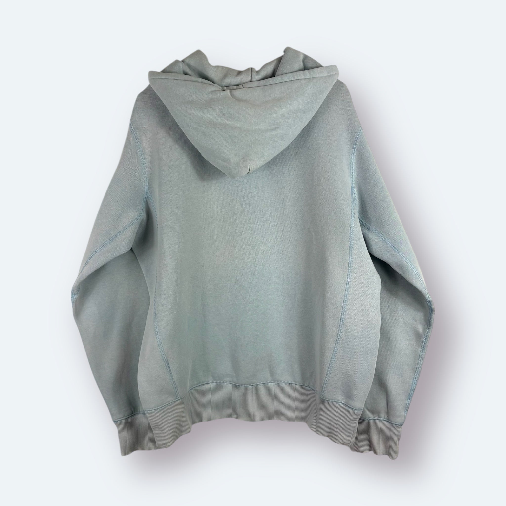 Nike 2000s Washed Zip Hoodie Hellblau M - Vinverse
