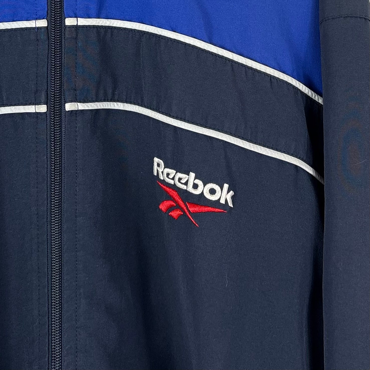 Reebok Vintage Trainingsjacke Marineblau M - Vinverse