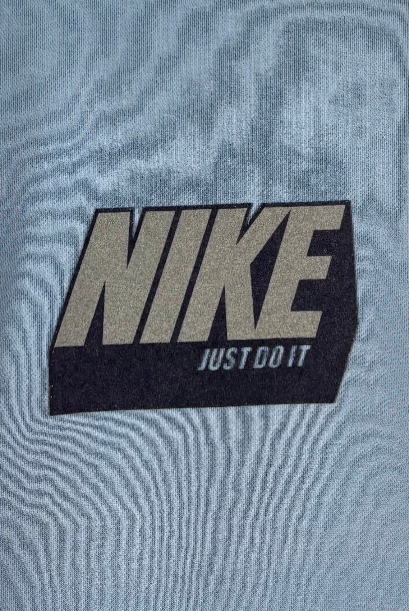 Nike 2000s Print Hoodie Blau S - Vinverse