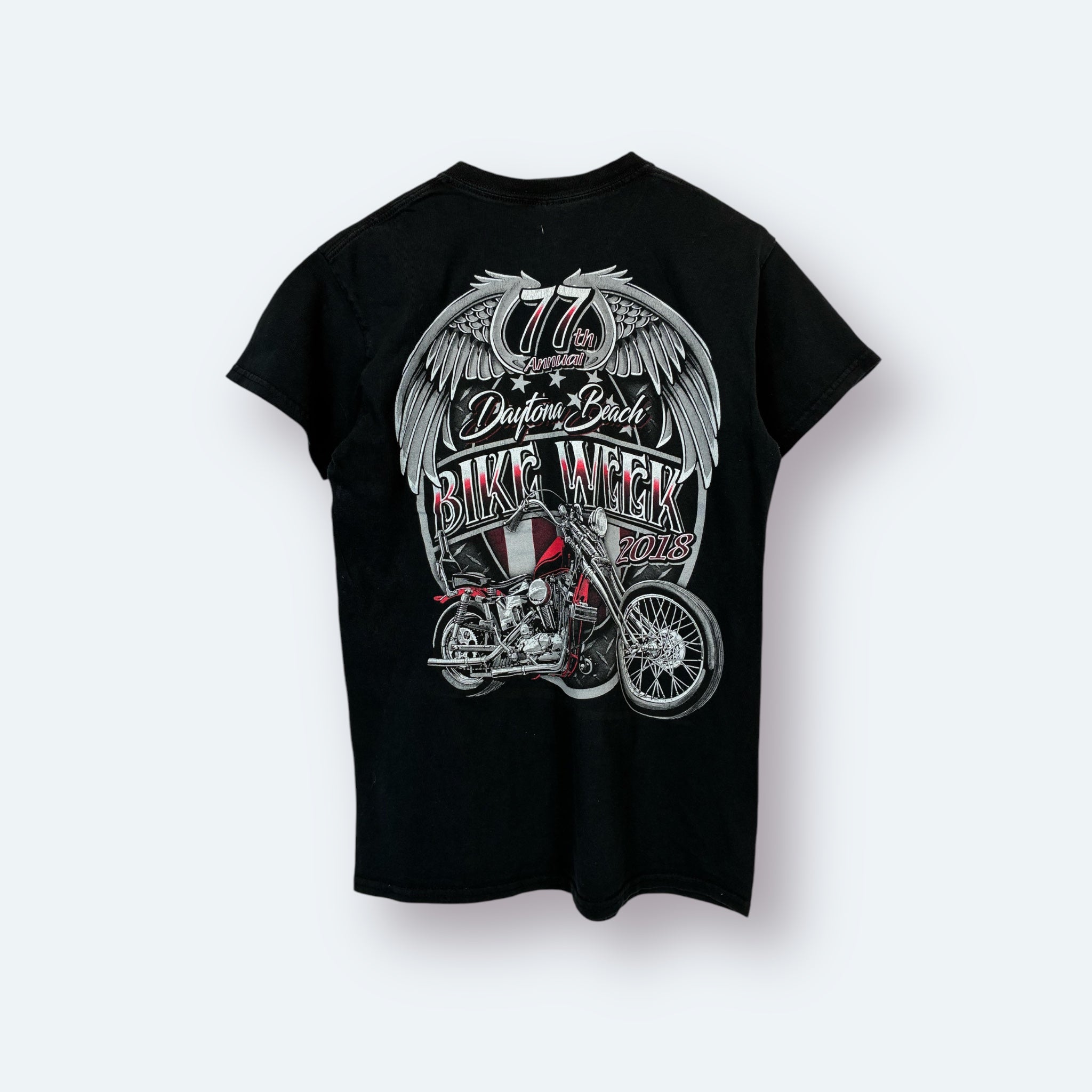 Printed Tee 2018 Daytona Beach Bike Week S - Vinverse