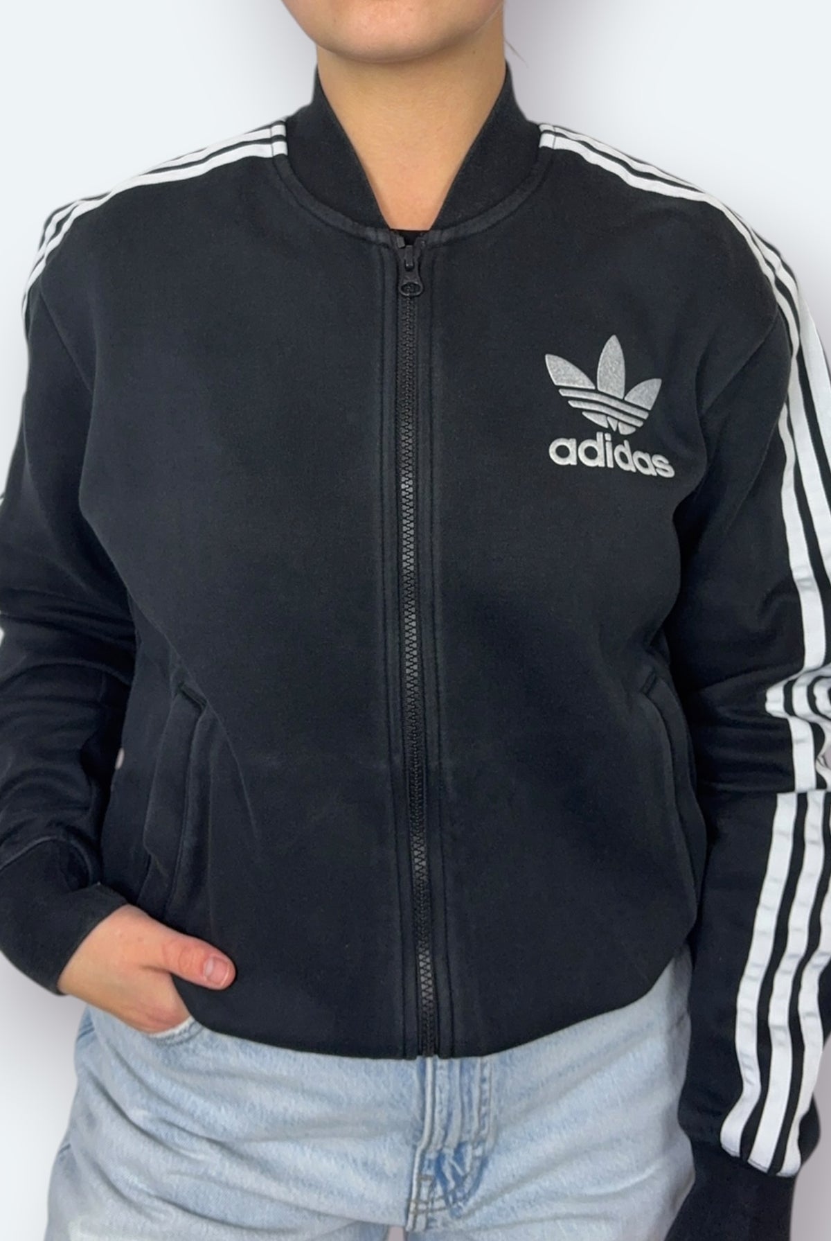 Adidas Retro Trainingsjacke Schwarz S - Vinverse