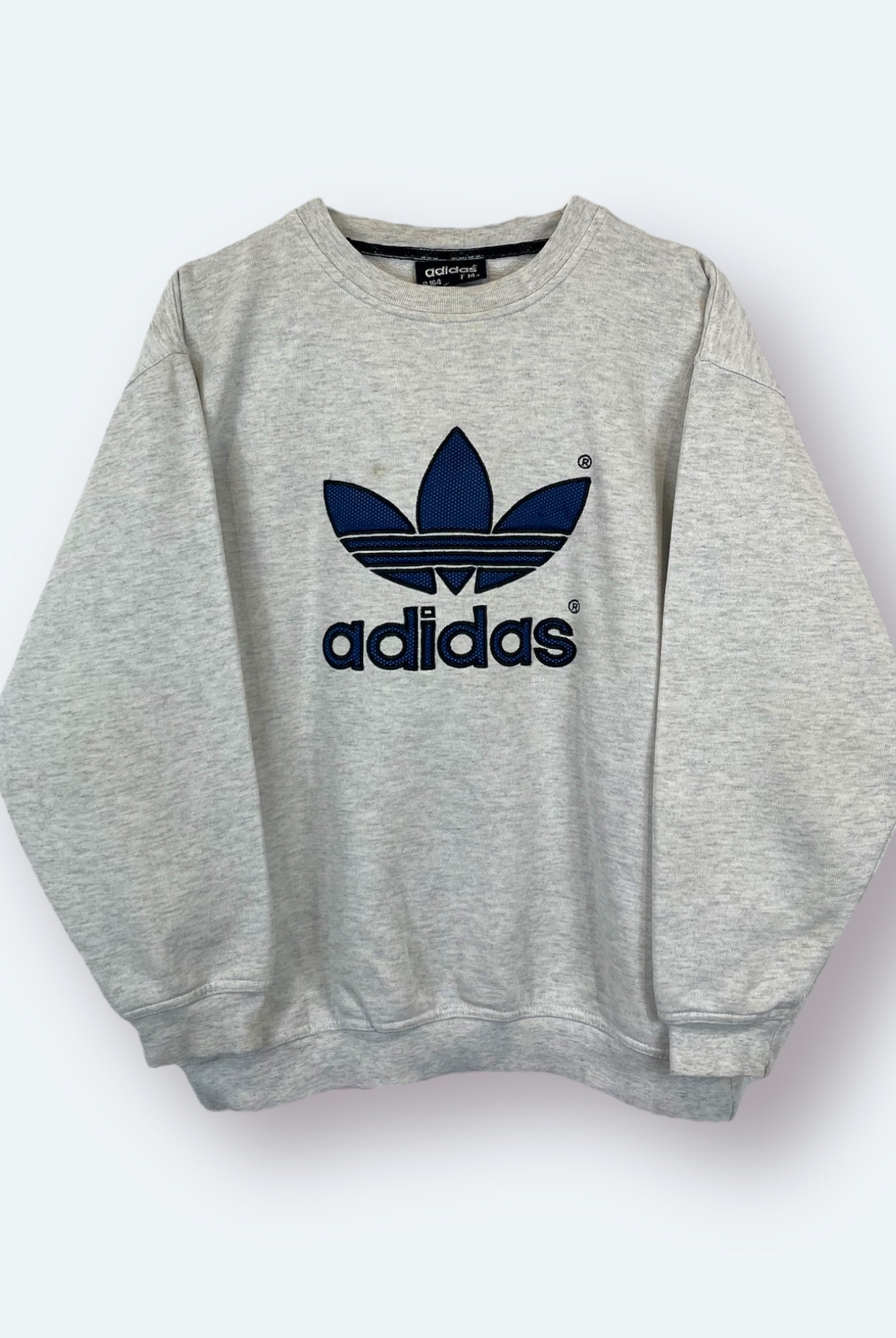 Adidas 80er Vintage Sweater Grau S - Vinverse