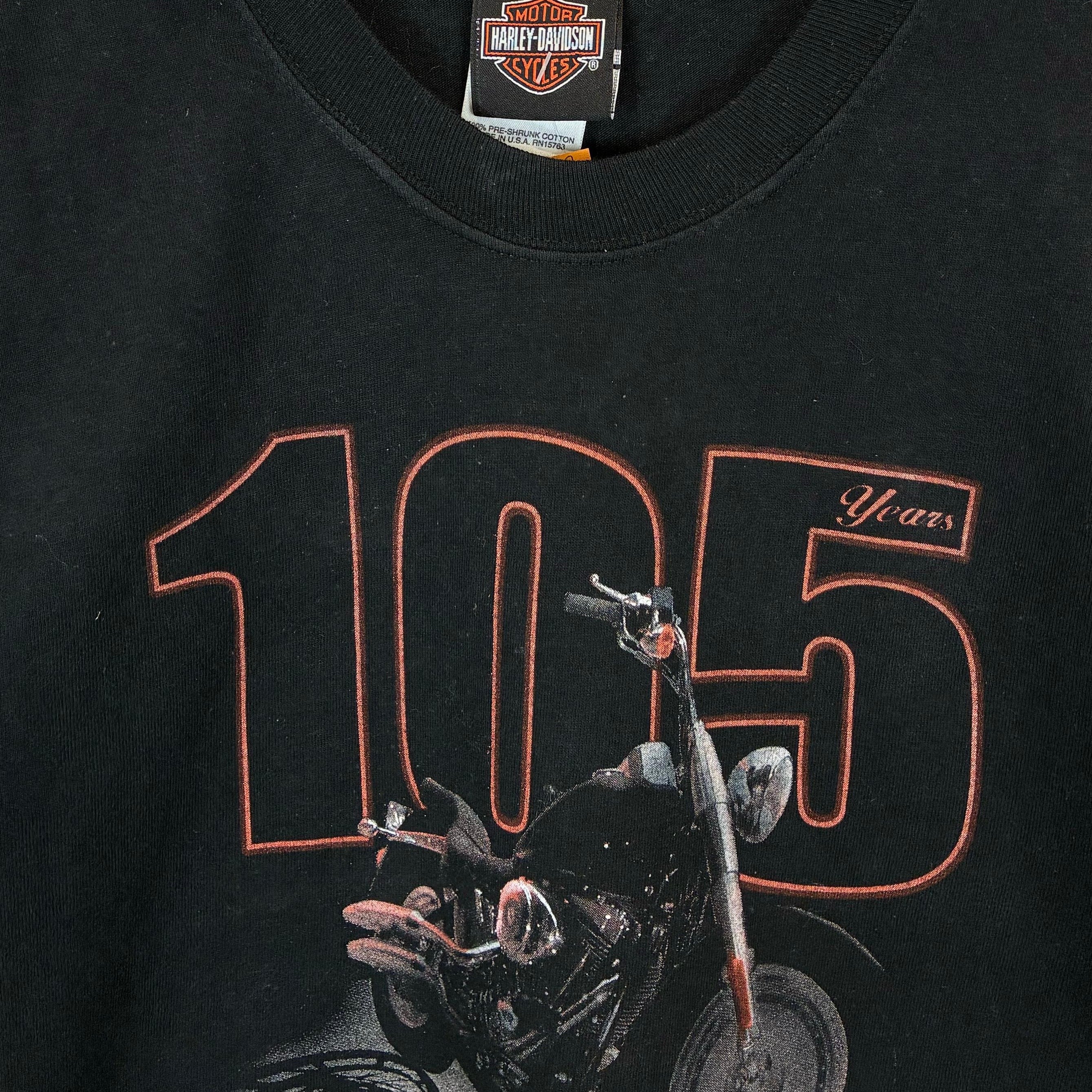 Harley Davidson T-Shirt mit Backprint S - Vinverse