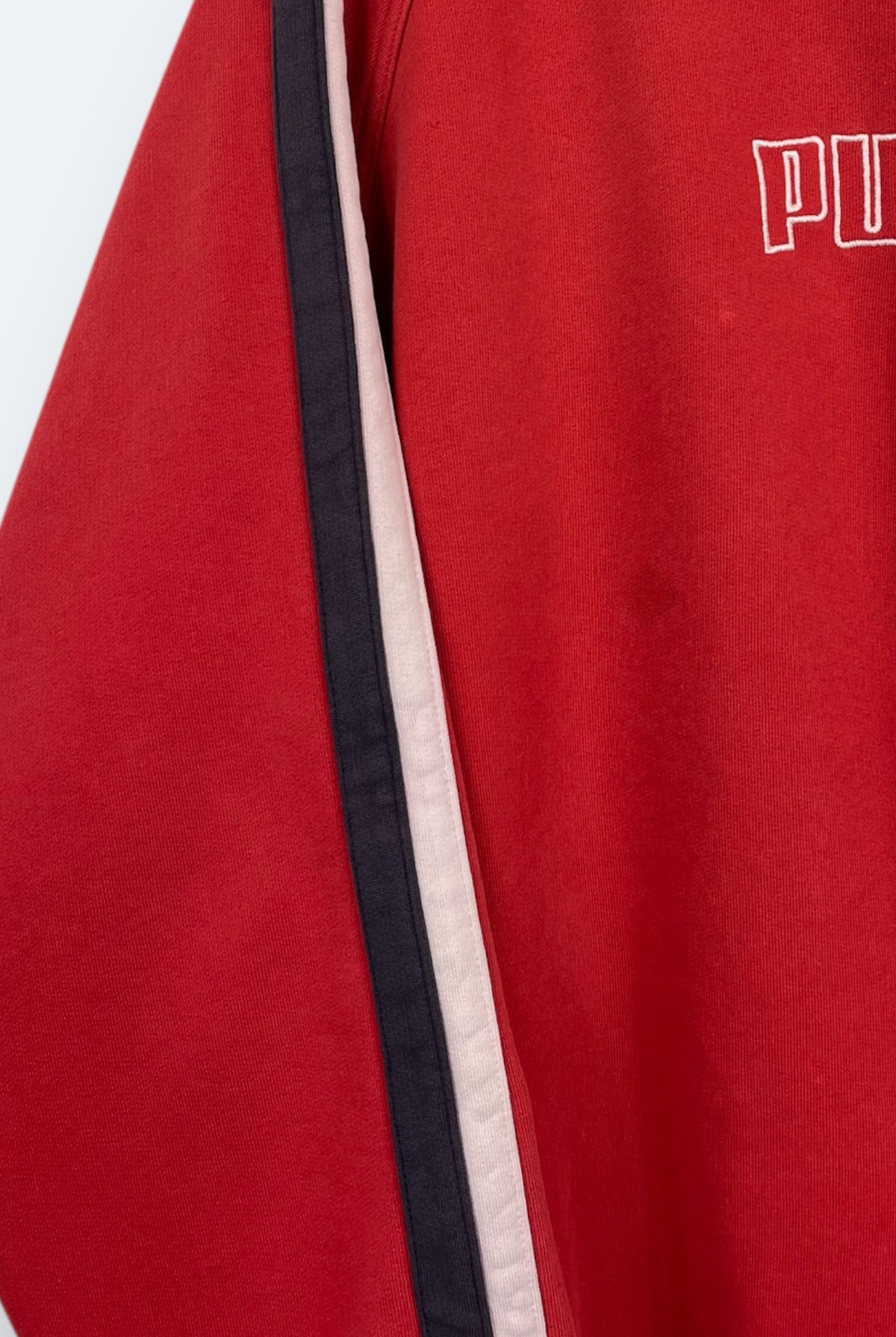 Puma Vintage Sweater Rot 90s Sticklogo Unisex Pullover XL - Vinverse