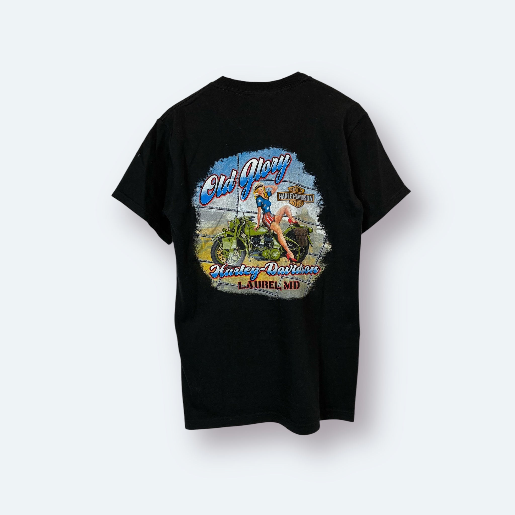 Harley Davidson T-Shirt mit Backprint S - Vinverse