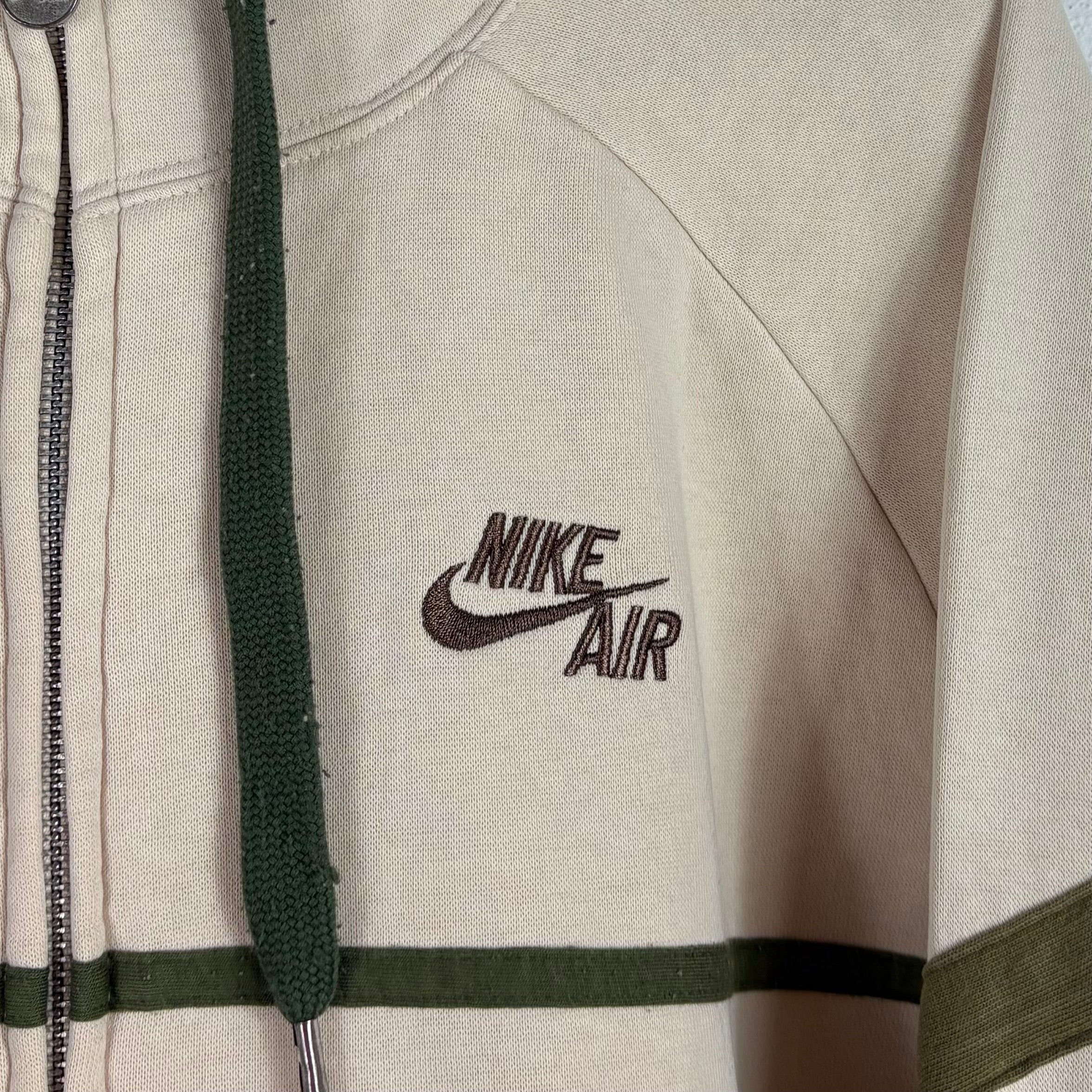 Nike 2000s Zip Hoodie Beige M - Vinverse