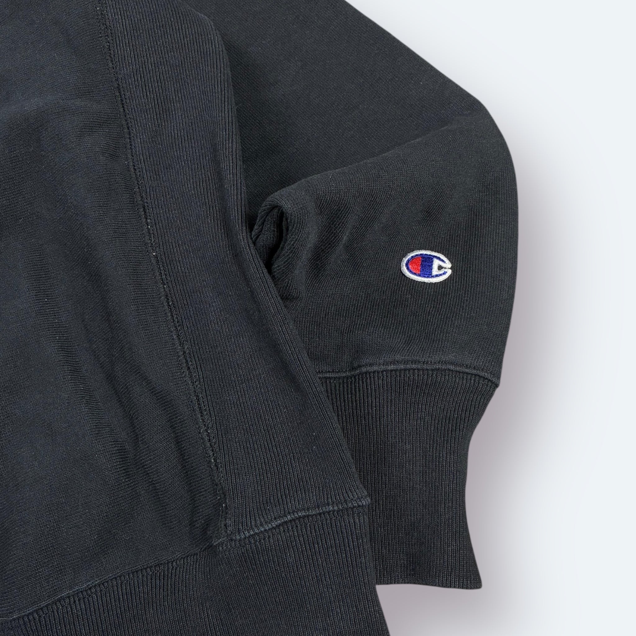 Champion Half Zip Sweater Schwarz S - Vinverse