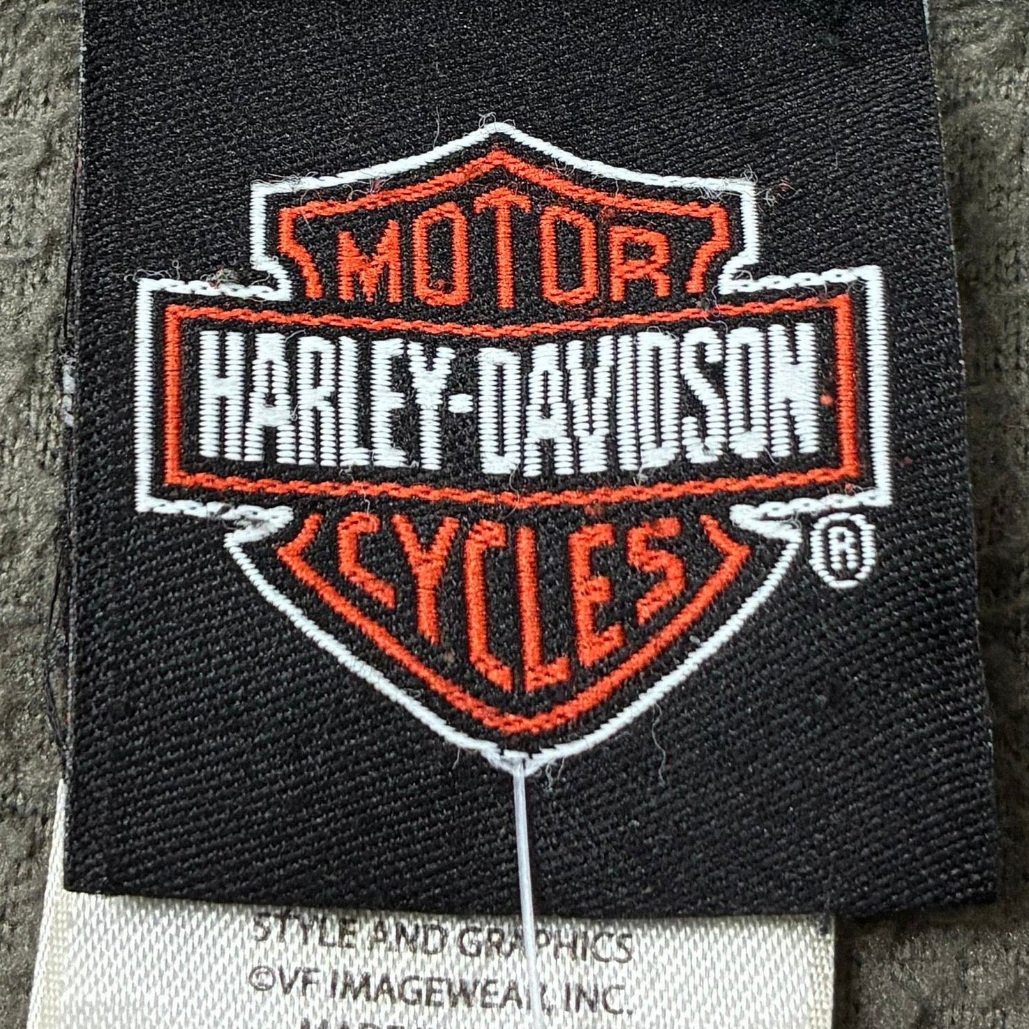 Harley Davidson Fleece Jacke Grau Schwarz XL - Vinverse