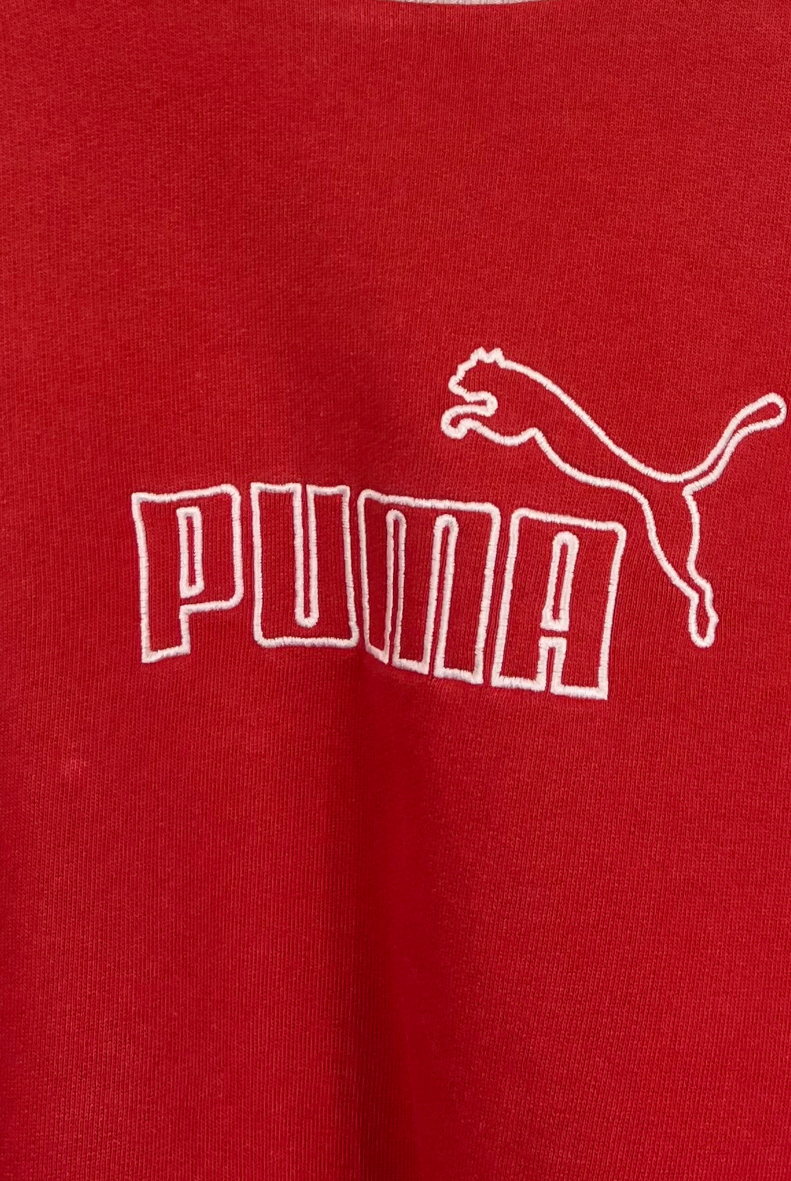 Puma Vintage Sweater Rot 90s Sticklogo Unisex Pullover XL - Vinverse