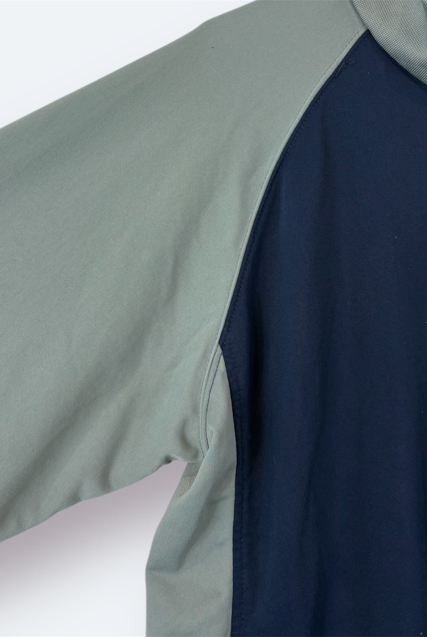 Nike 2000s Y2K Trainingsjacke Marineblau Grau S - Vinverse