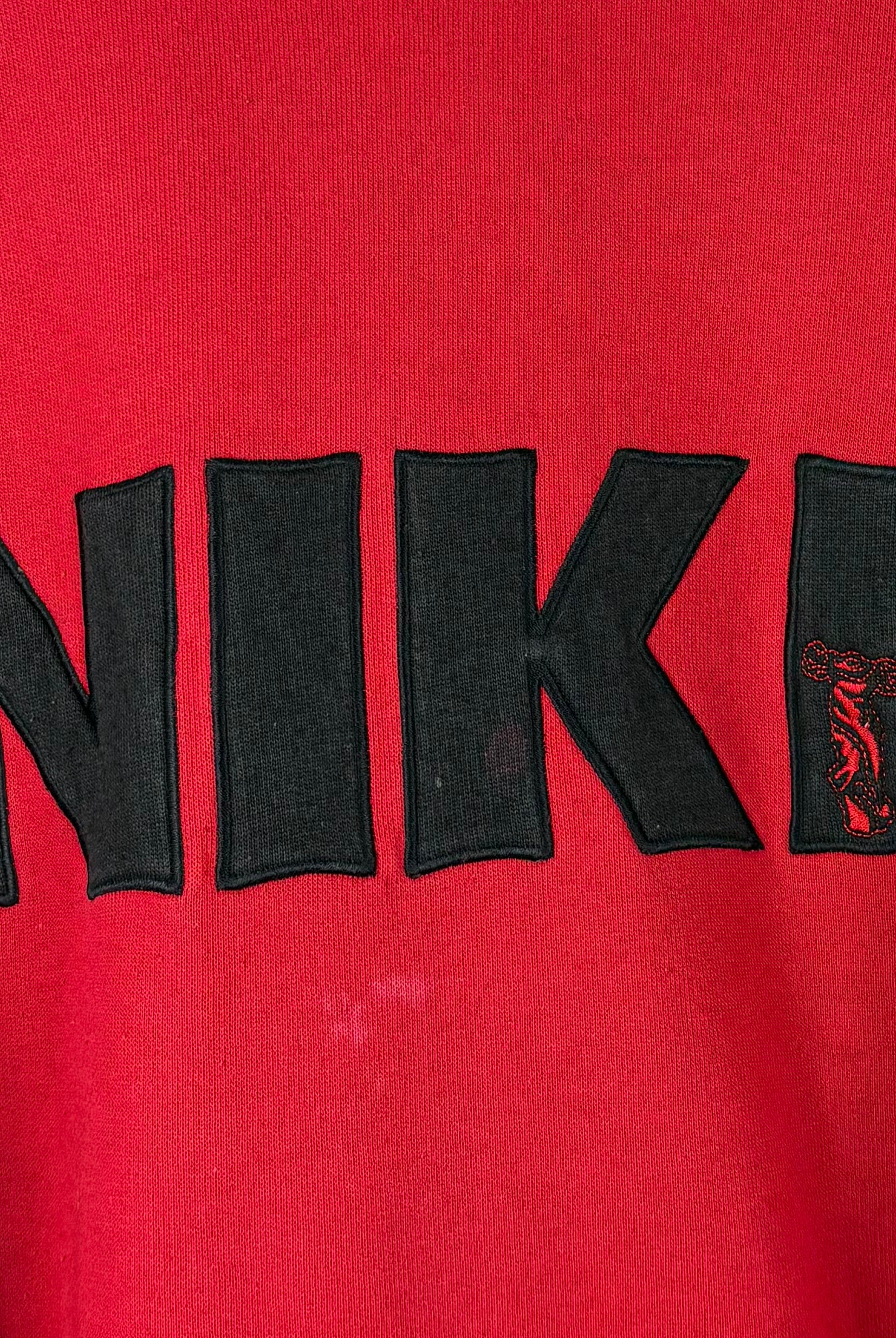 Nike Vintage Sweater seltenes Tag Rot L - Vinverse