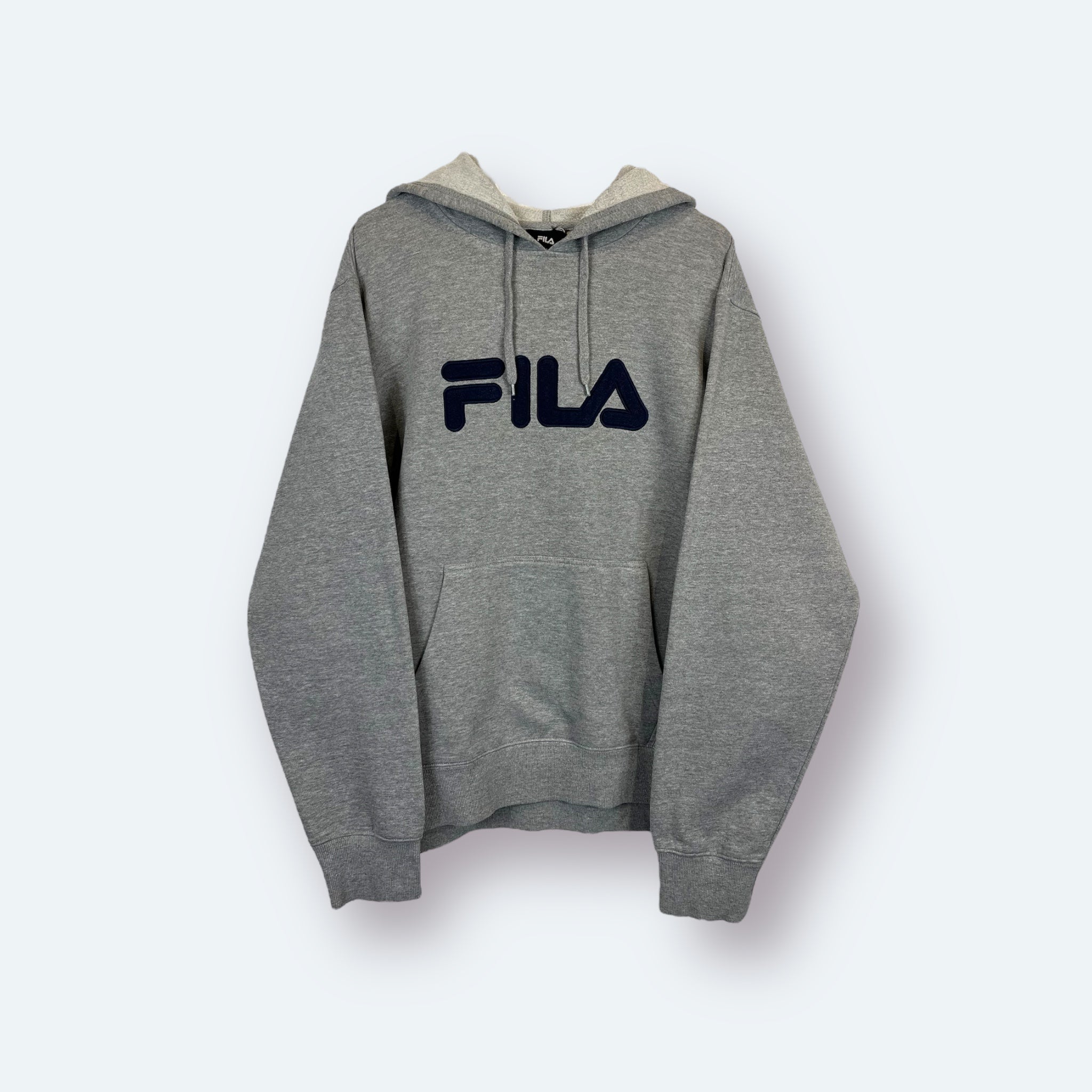 Fila Big Logo Embroidered Hoodie L - Vinverse