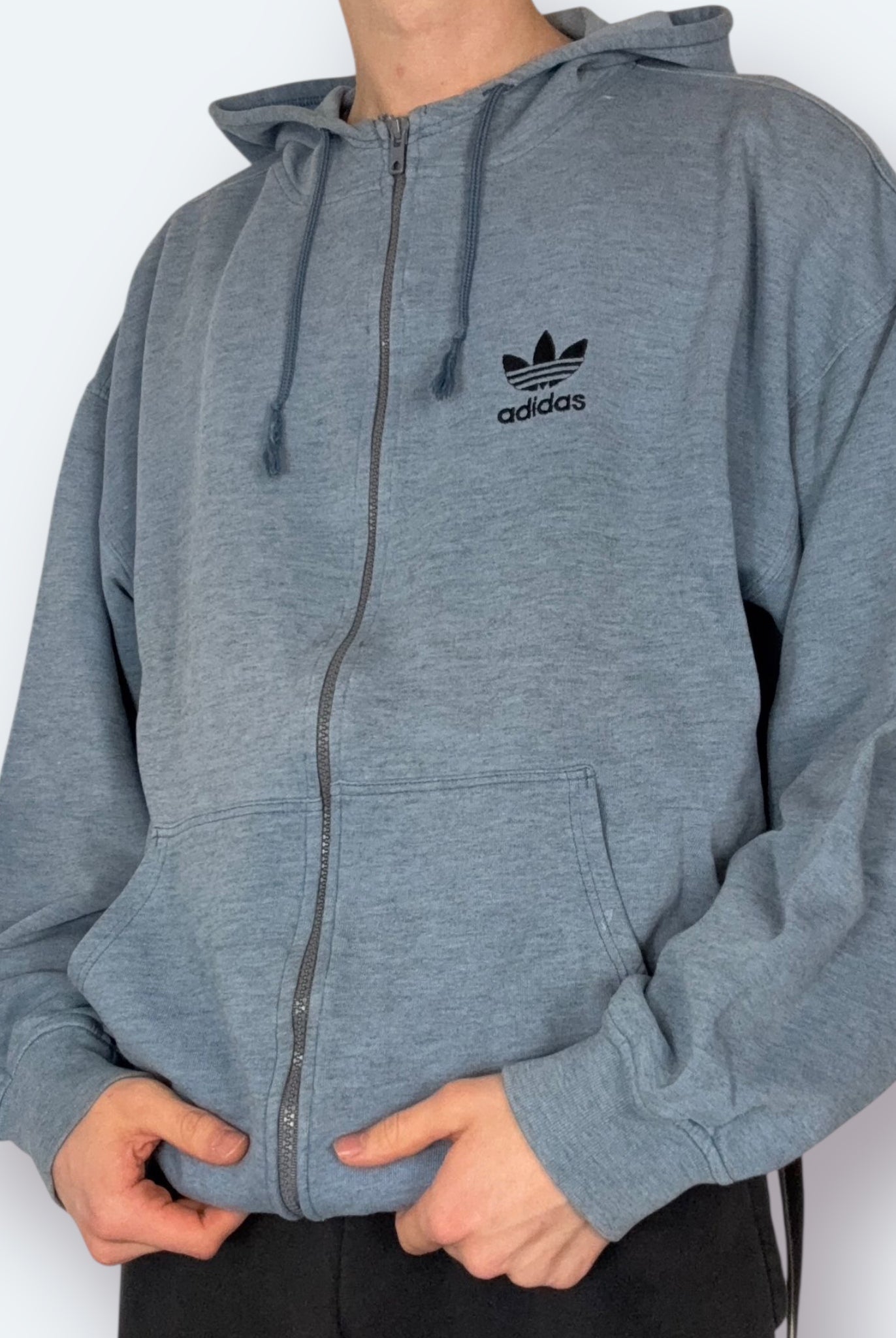 Adidas 80s Vintage Sweatjacke Blau M - Vinverse