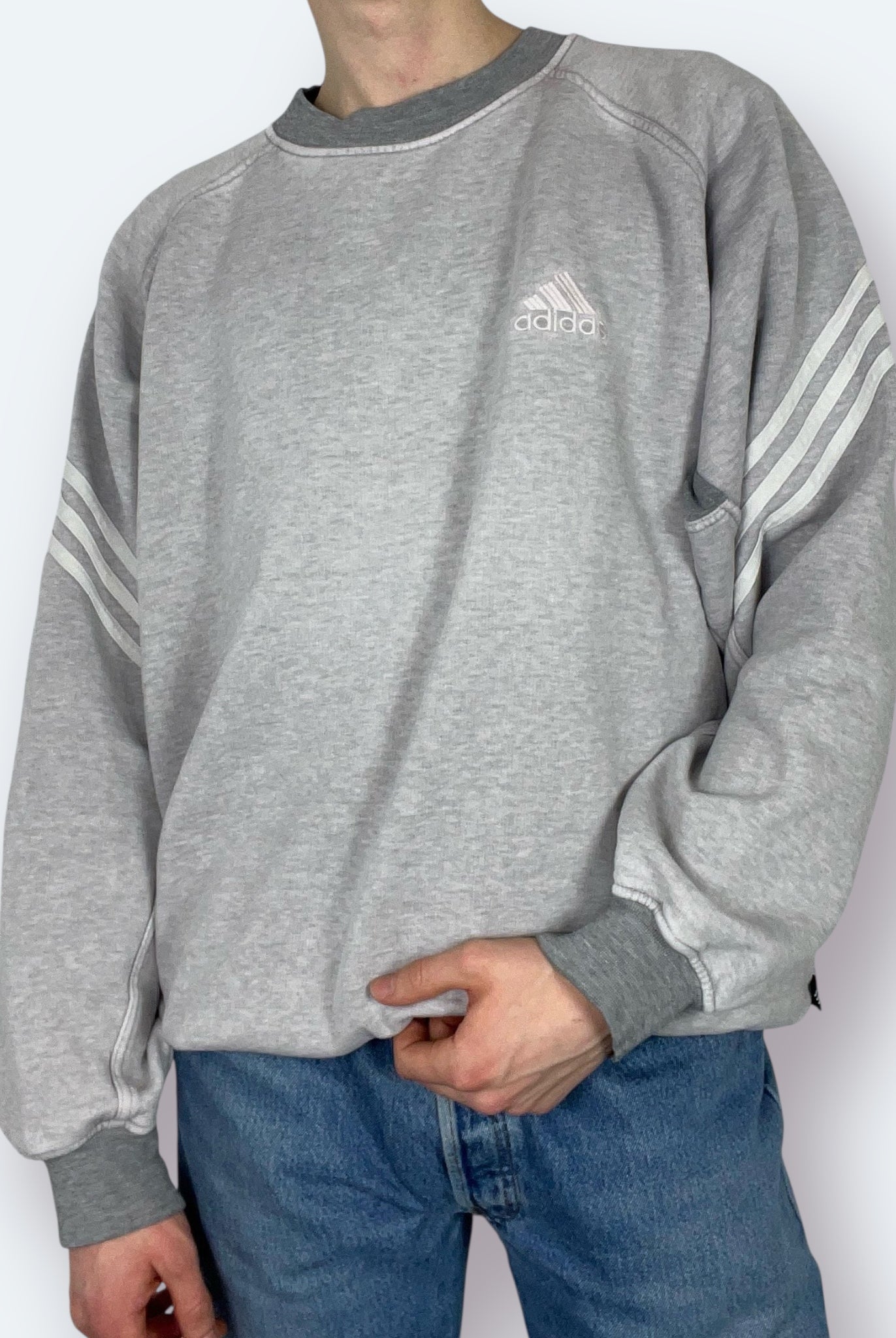 Adidas Y2K Sweater Grau aus 2000 M - Vinverse