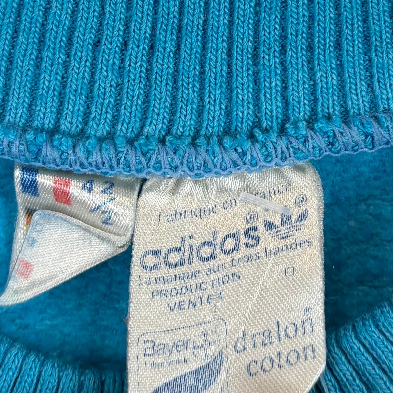 Adidas 80s Vintage Sweater Türkis XS - Vinverse