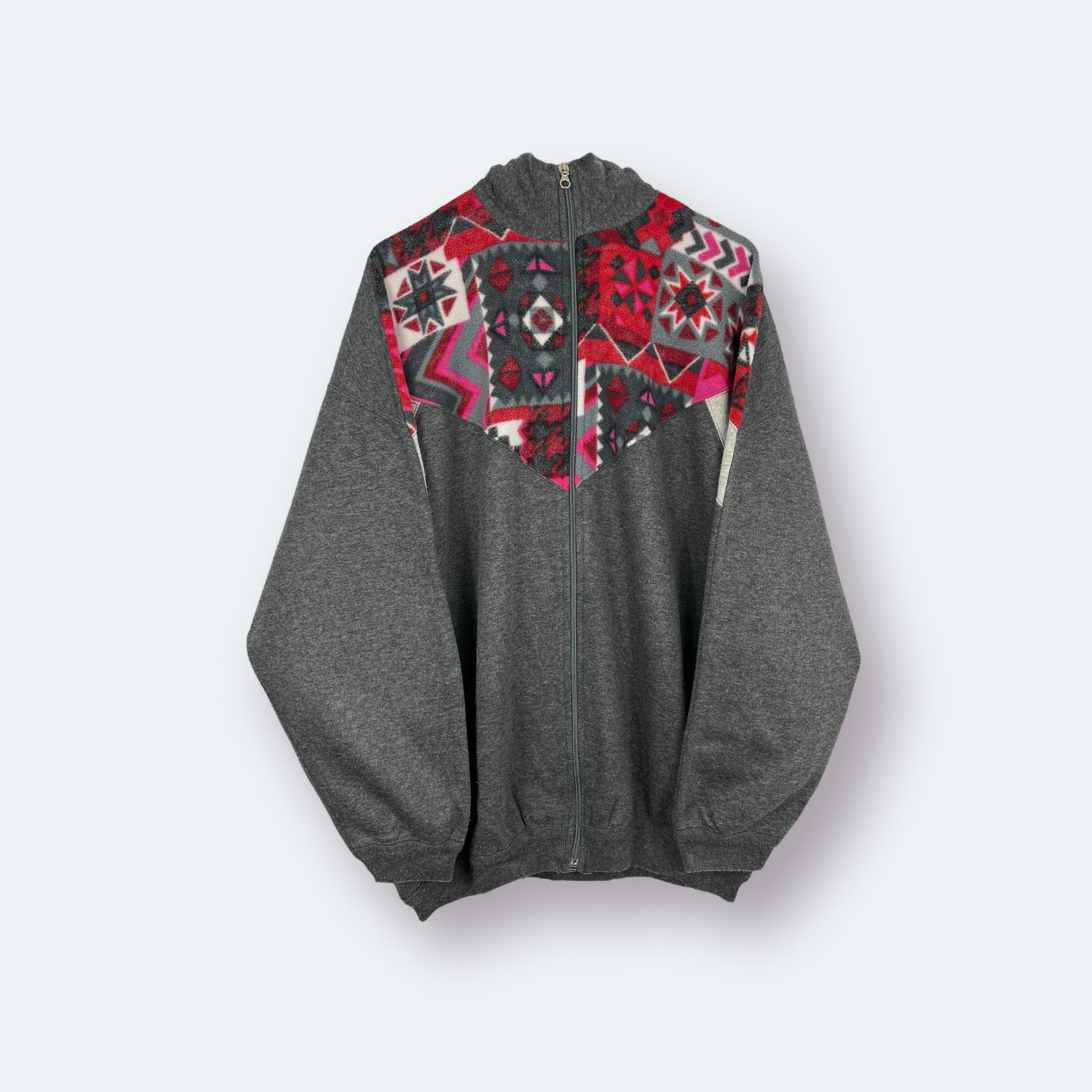 Fleece Sweatjacke Vintage L - Vinverse