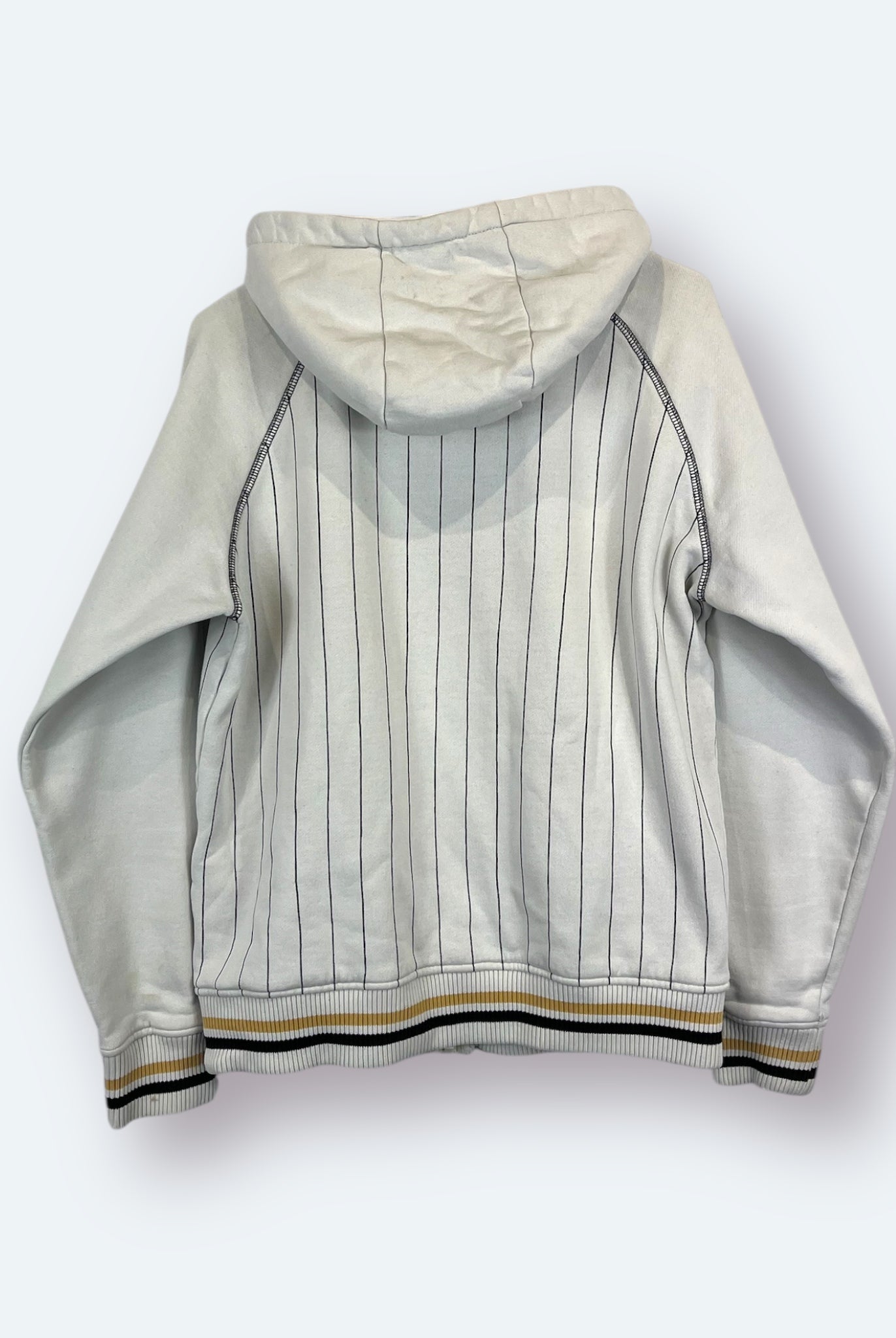 Majestic White Sox Zip Hoodie bestickt Weiß S - Vinverse